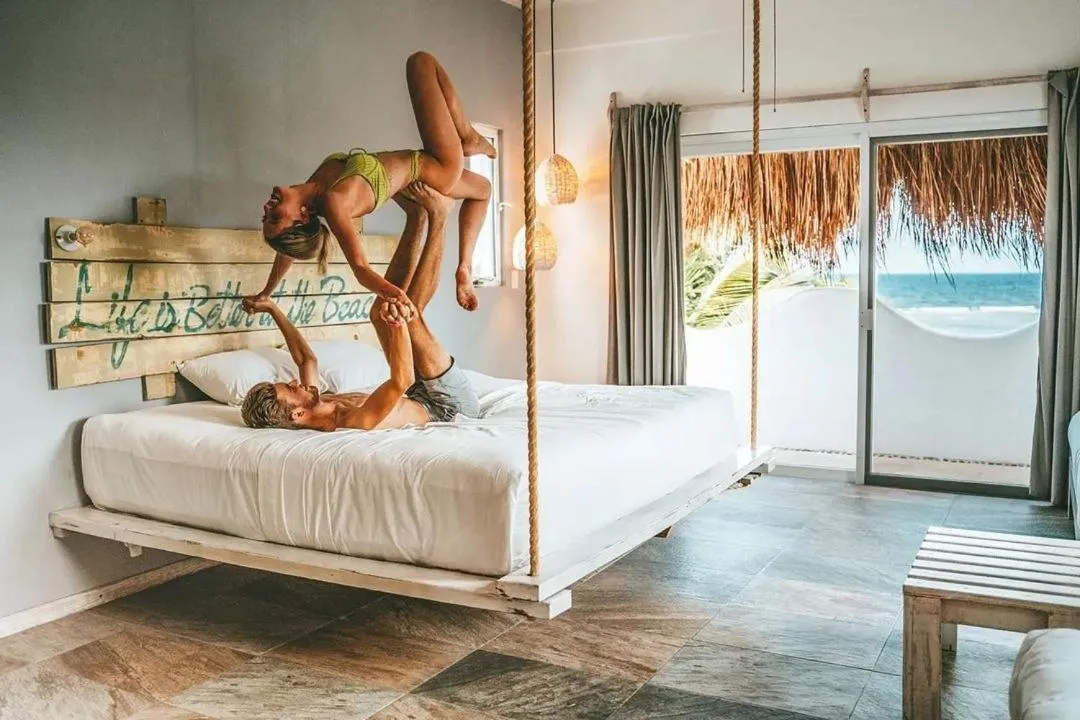 Bedroom, Bed in 40 Cañones