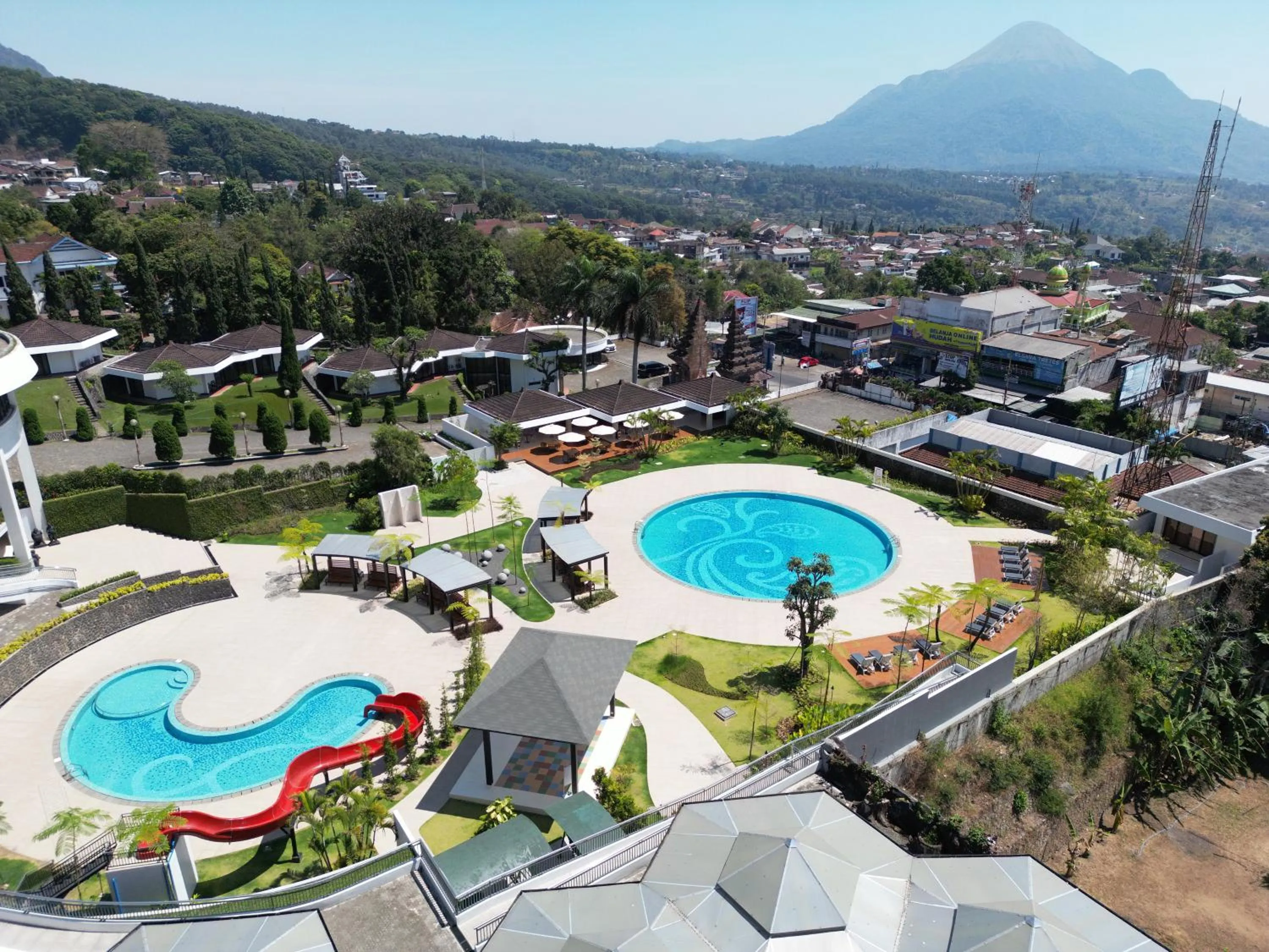 Mountain view in Surya Hotel & Cottages Prigen