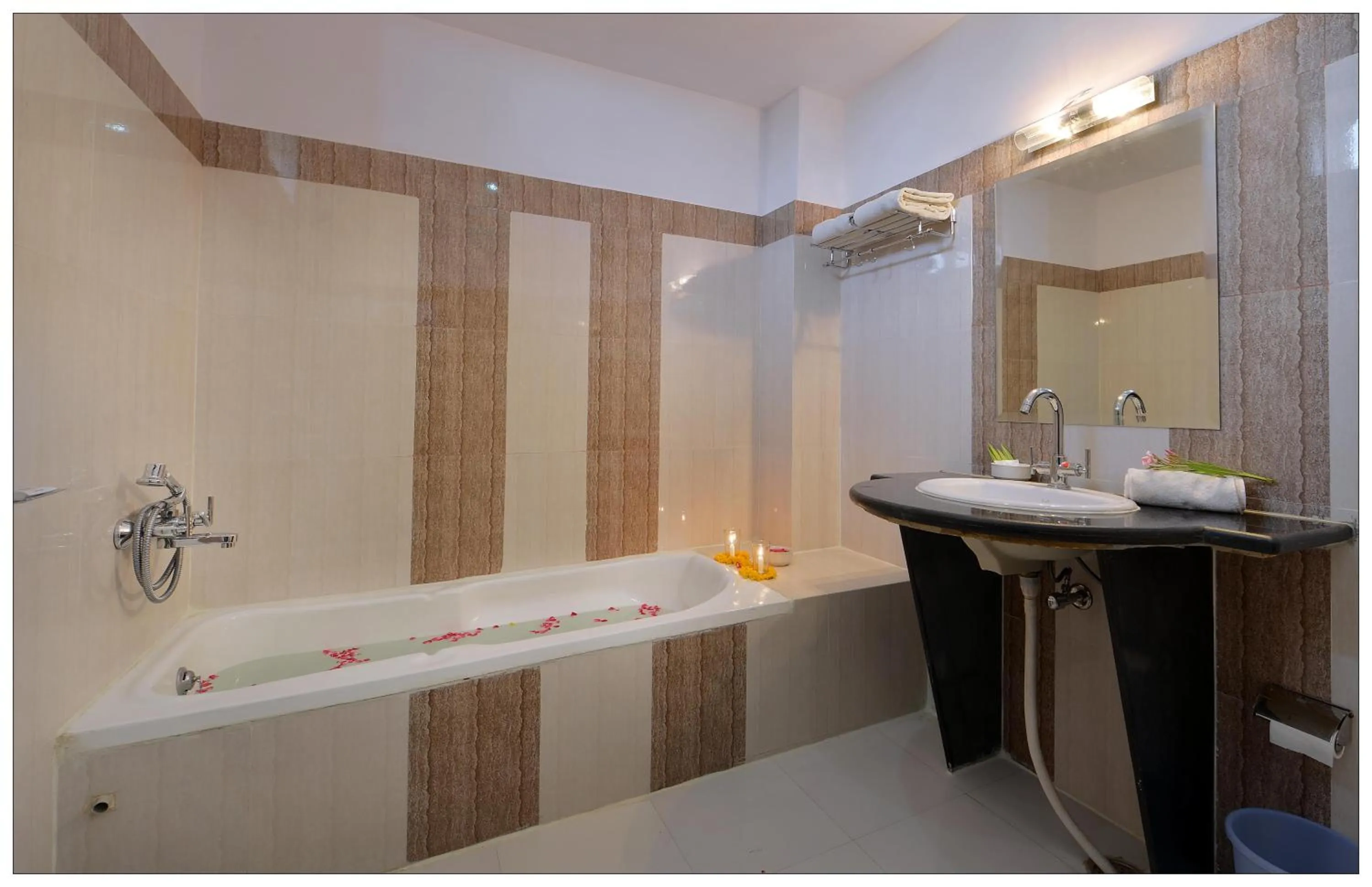 Toilet in Hotel Sky Plaza - Best ever view of Jaisalmer Fort