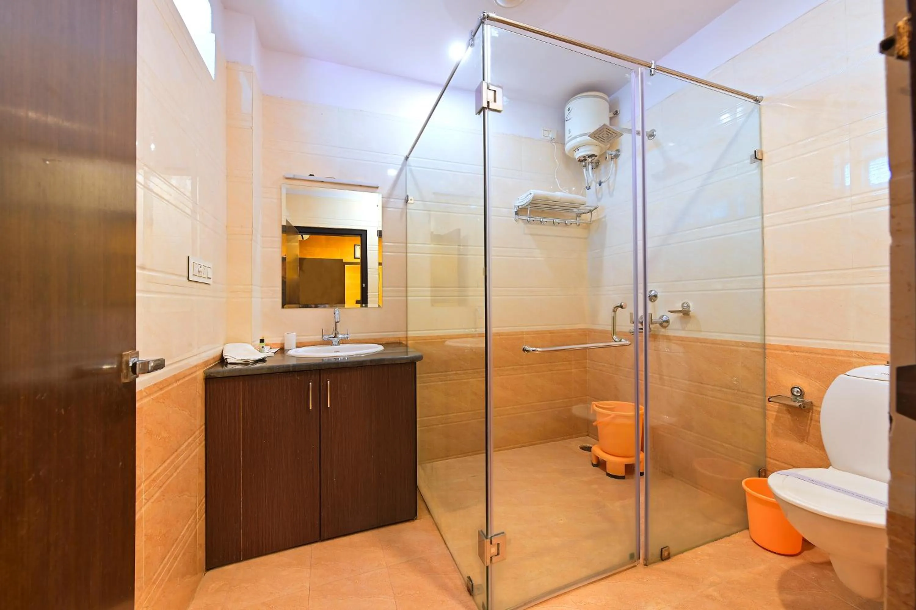 Shower in Hotel Sky Plaza - Best ever view of Jaisalmer Fort