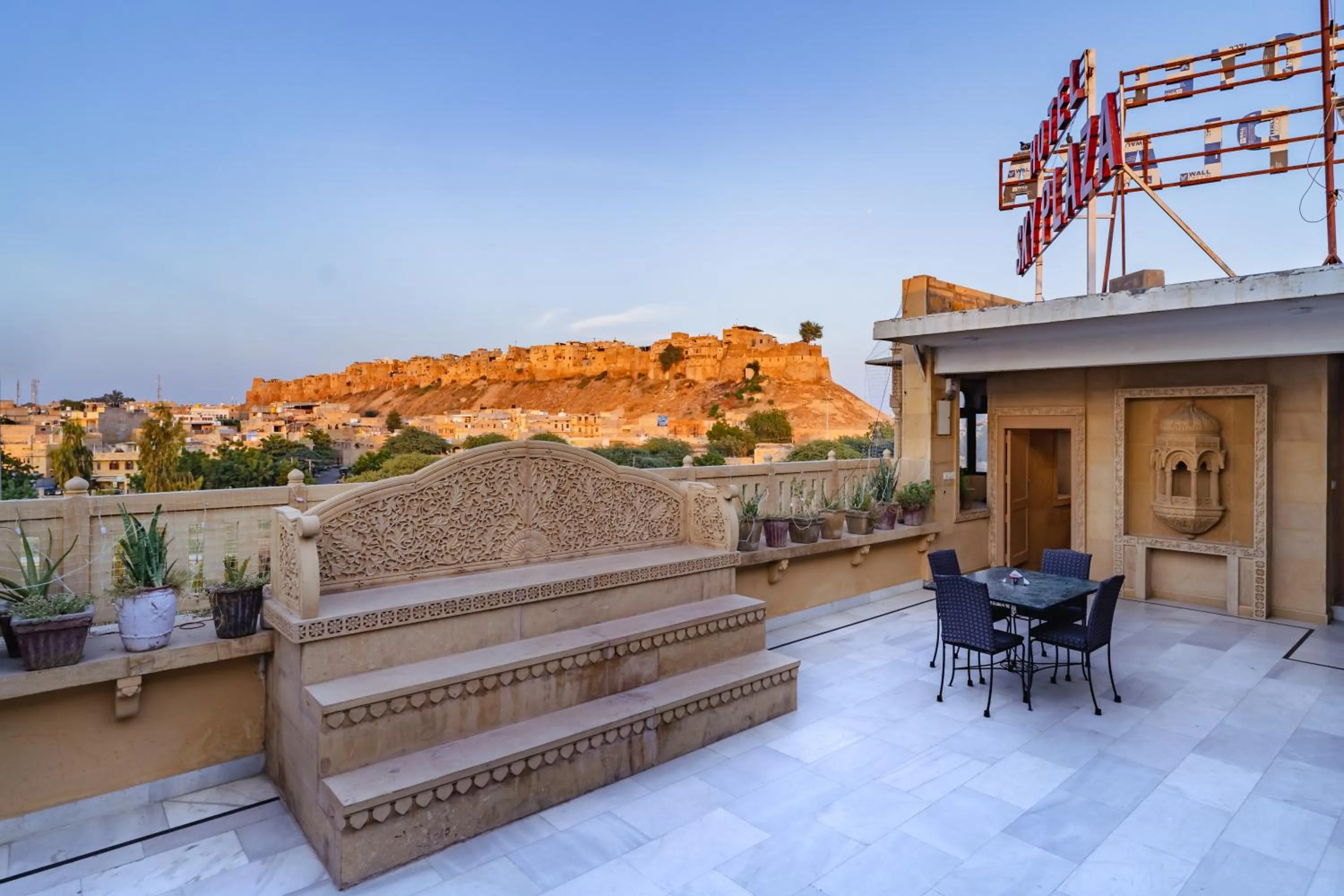 Property building in Hotel Sky Plaza - Best ever view of Jaisalmer Fort