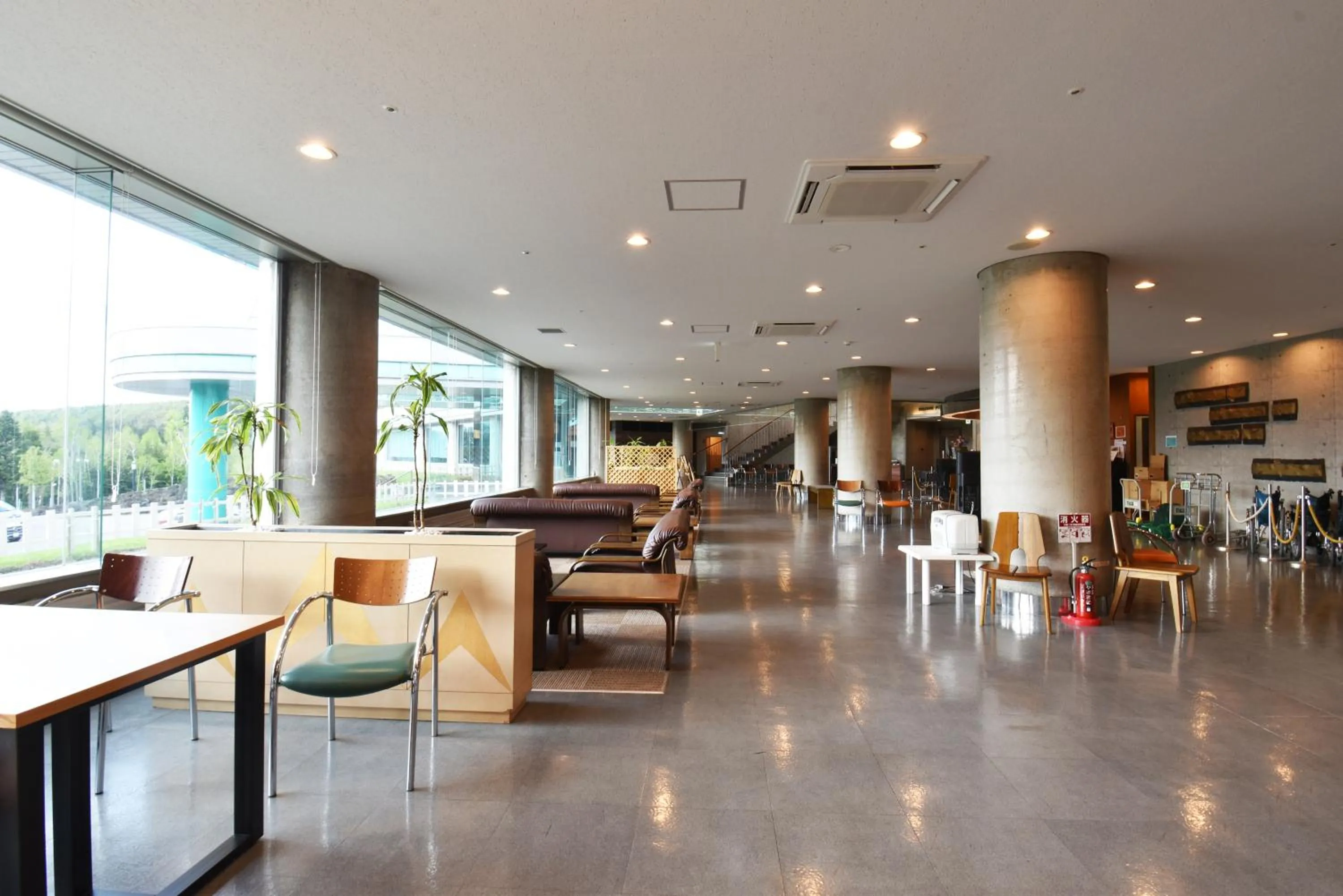 Lobby or reception in Biei Shirogane Onsen Hotel Park Hills