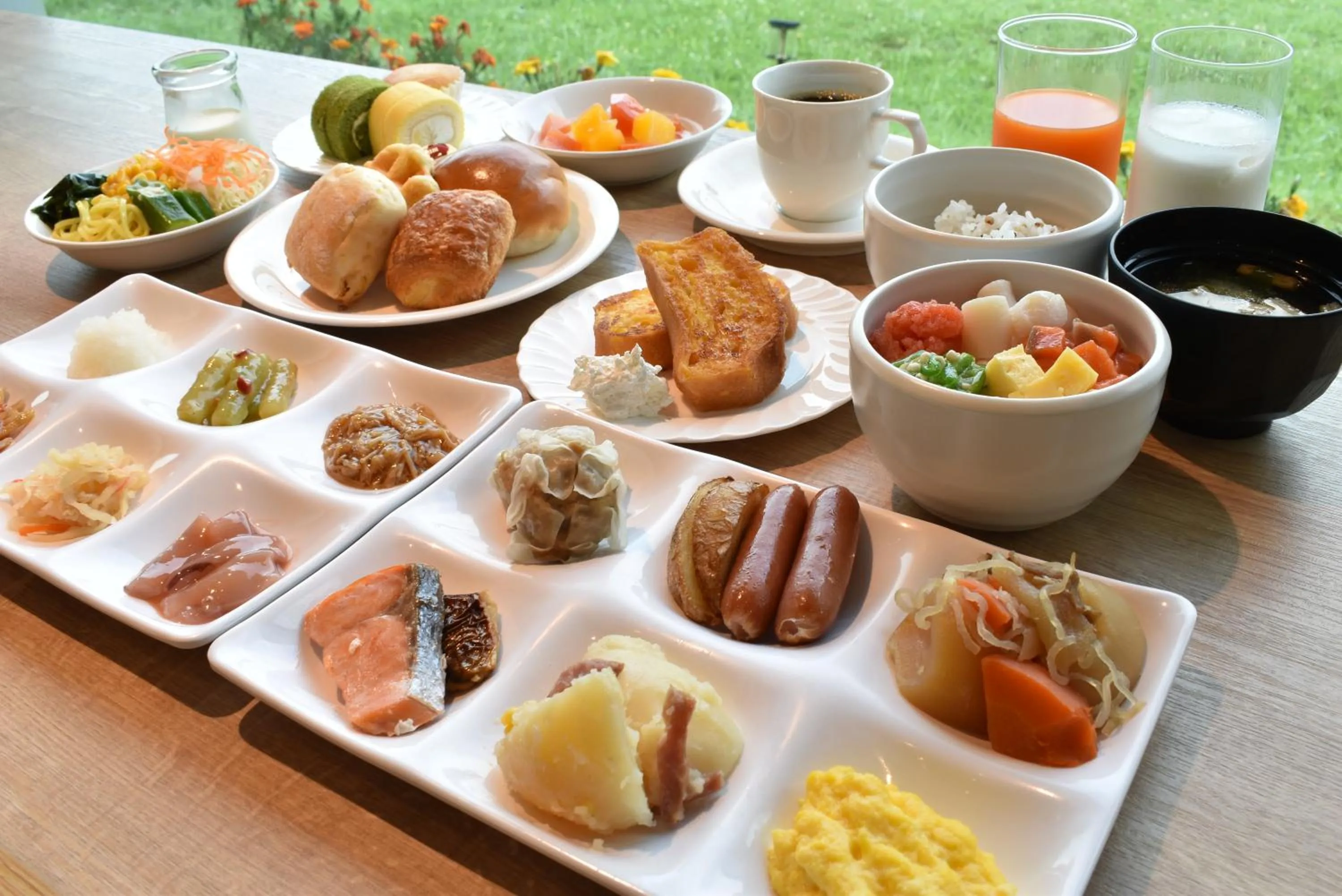 Restaurant/places to eat in Biei Shirogane Onsen Hotel Park Hills