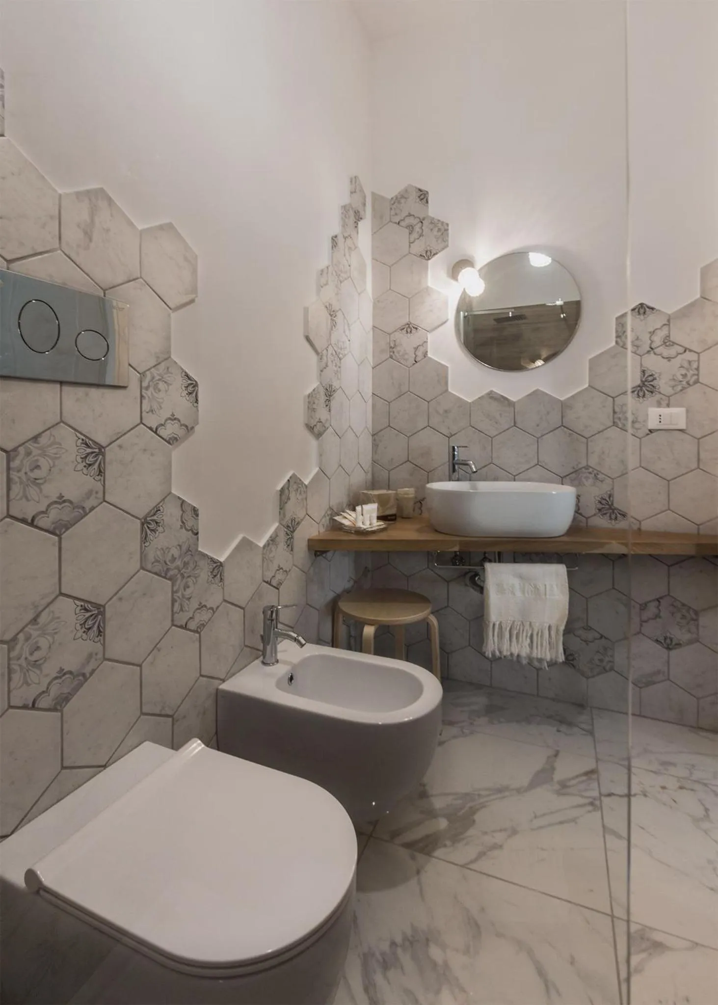 Bathroom in Calafatari B&B