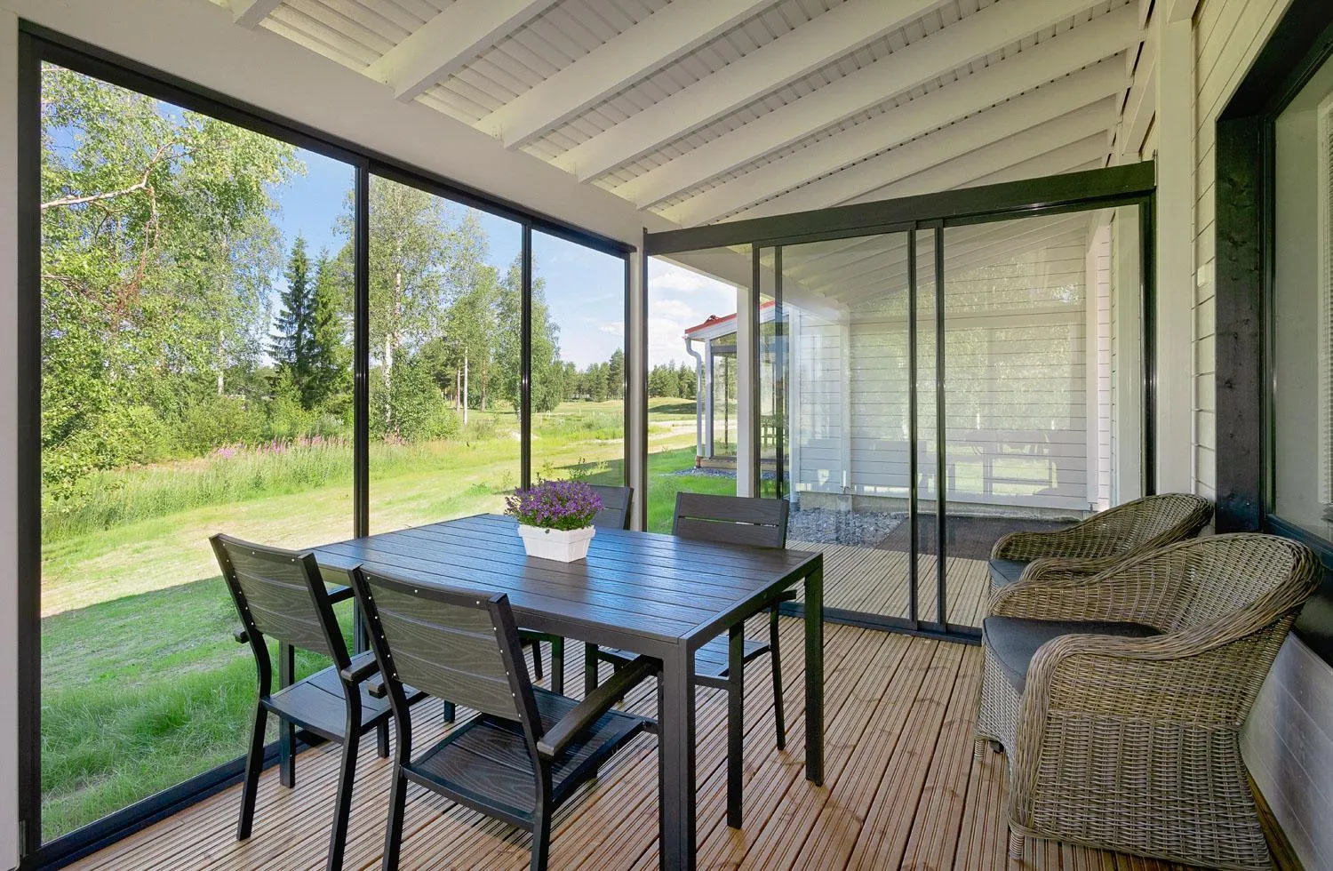 Balcony/Terrace in Holiday Club Katinkulta Superior Apartments