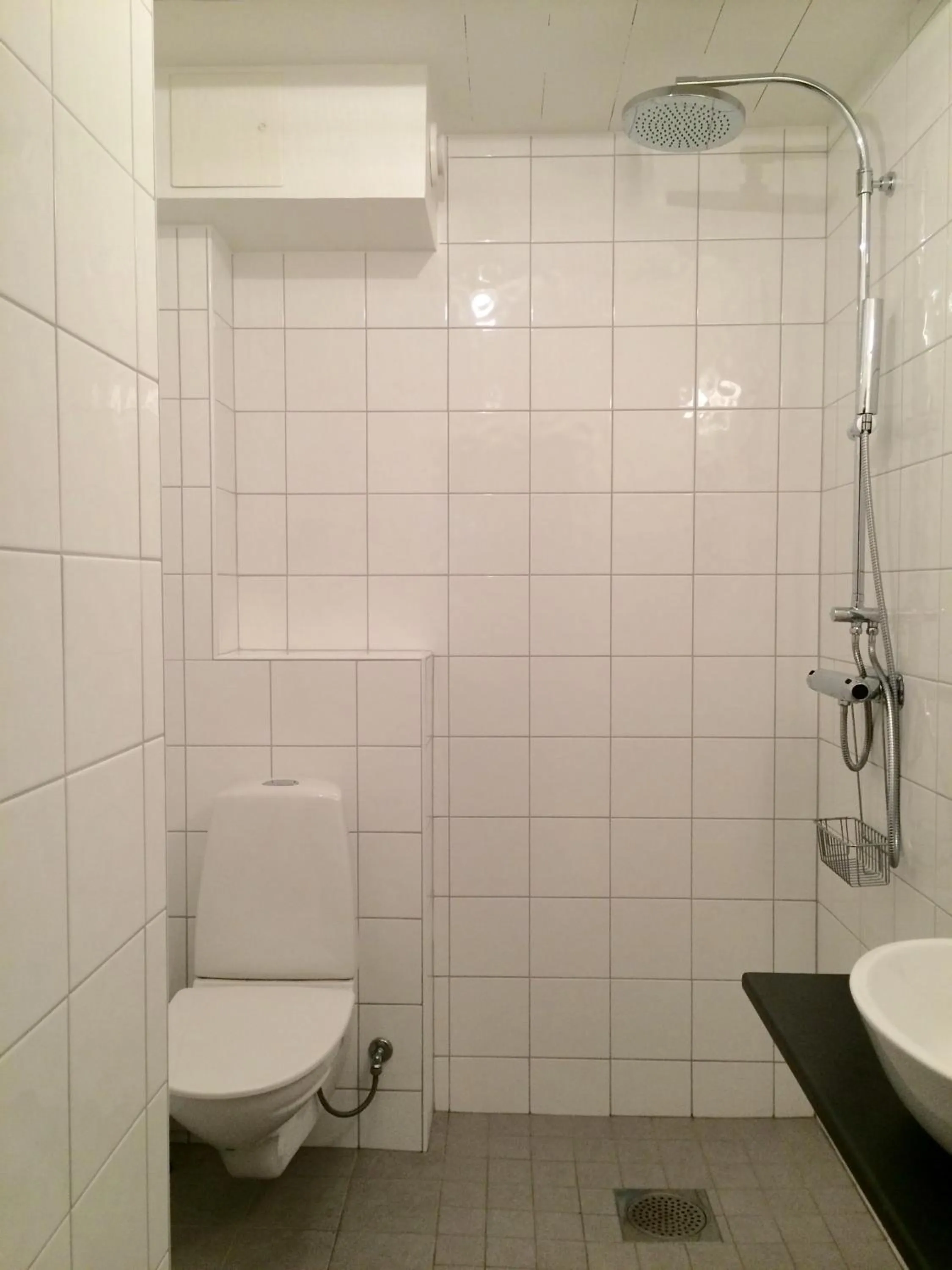 Shower in Mullbärsgårdens Bed and Breakfast