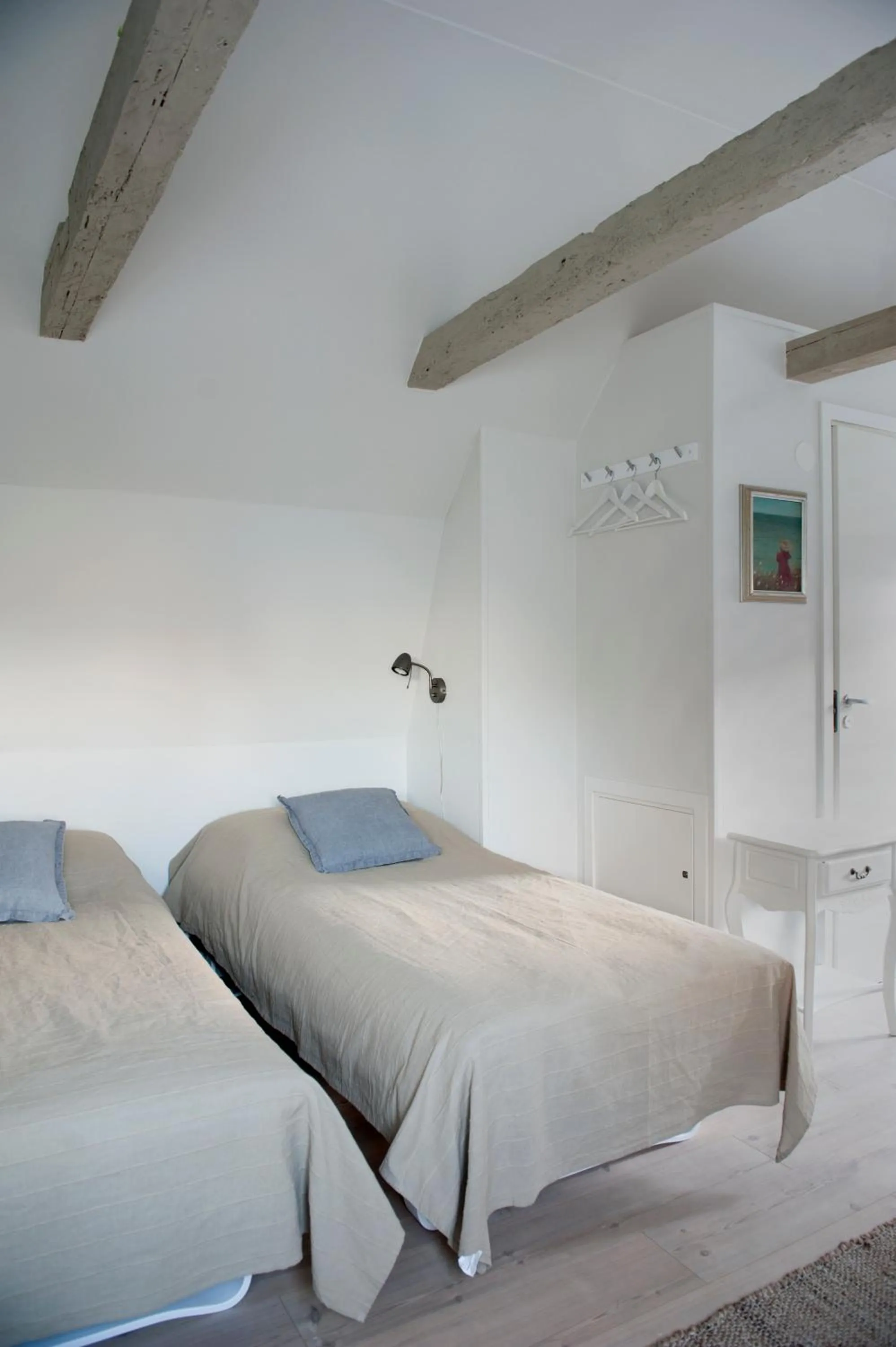 Bed in Mullbärsgårdens Bed and Breakfast