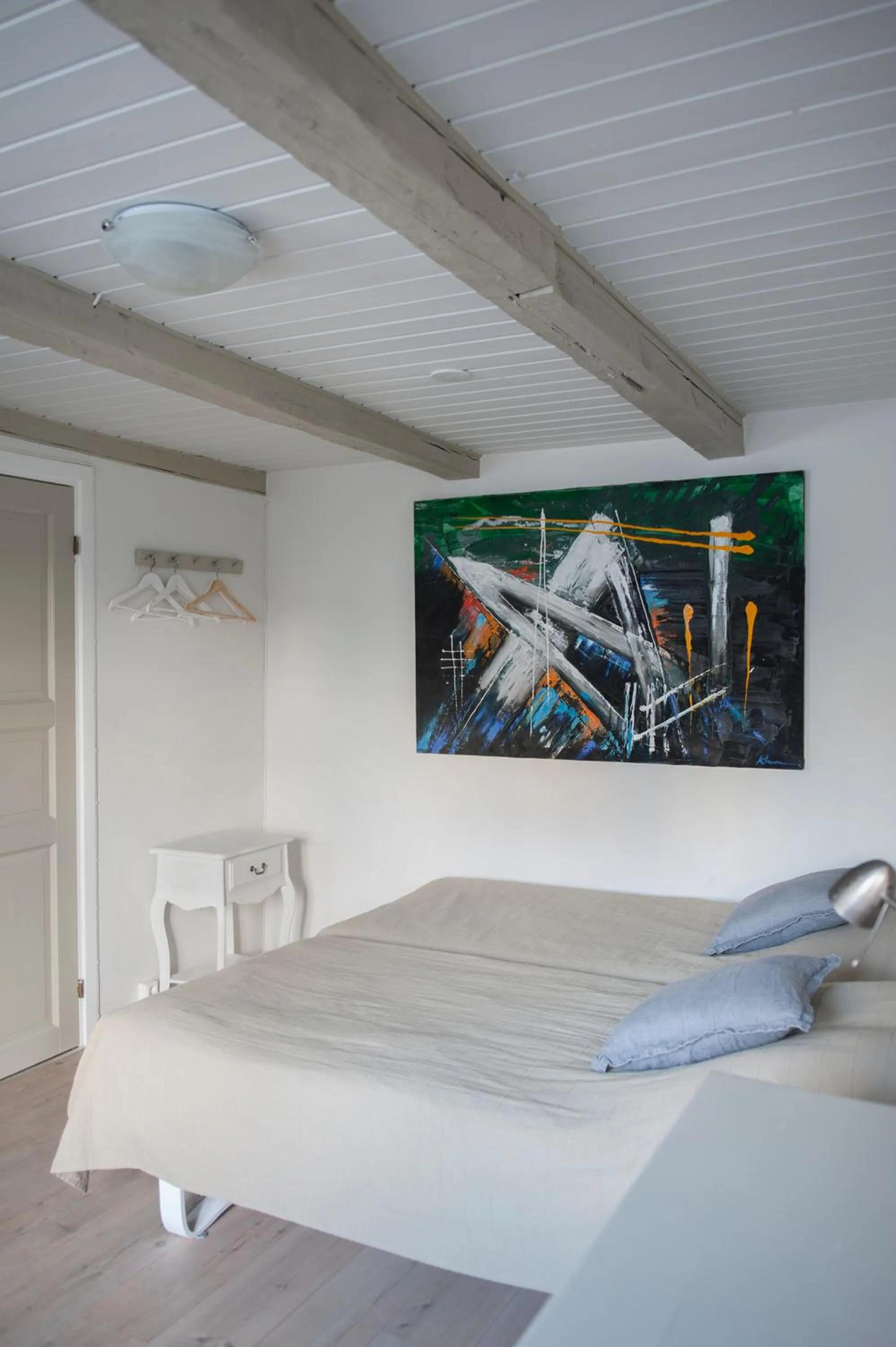 Bed in Mullbärsgårdens Bed and Breakfast