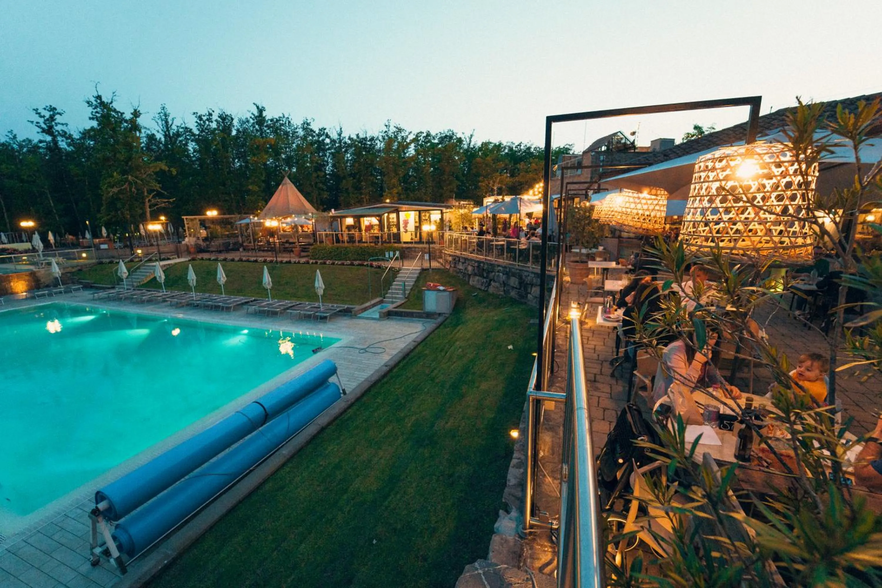 Restaurant/places to eat in Chianti Glamping Resort