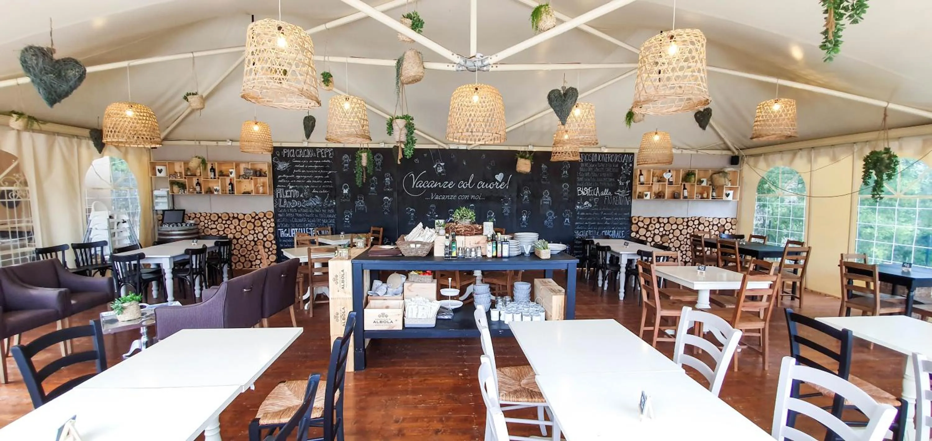 Restaurant/places to eat in Chianti Glamping Resort