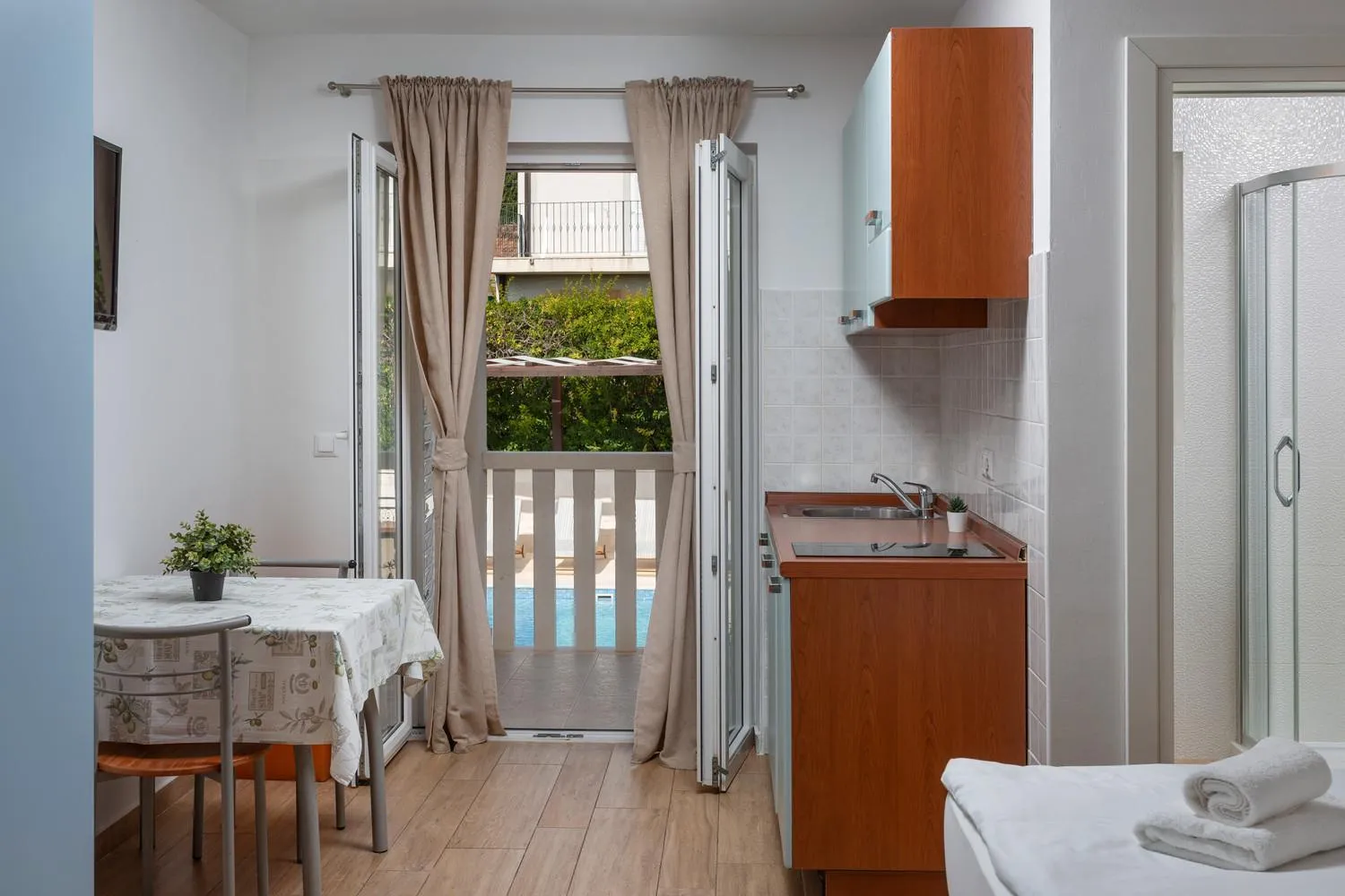 Bed in Villa Mediterranea