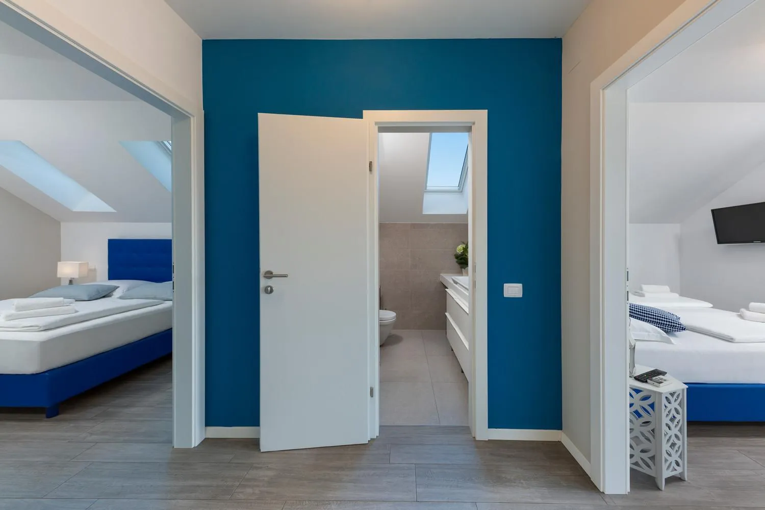 Bed in Villa Mediterranea