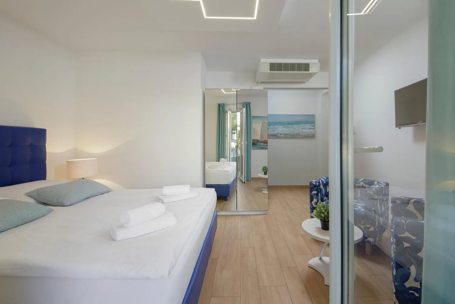 Bed in Villa Mediterranea