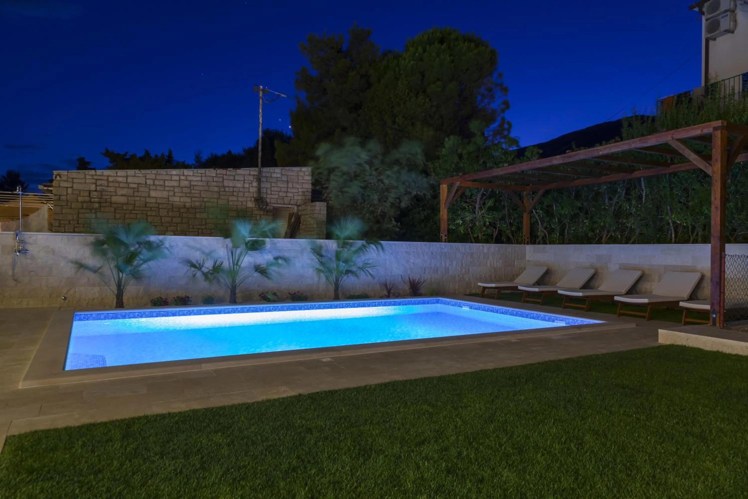 Garden view in Villa Mediterranea