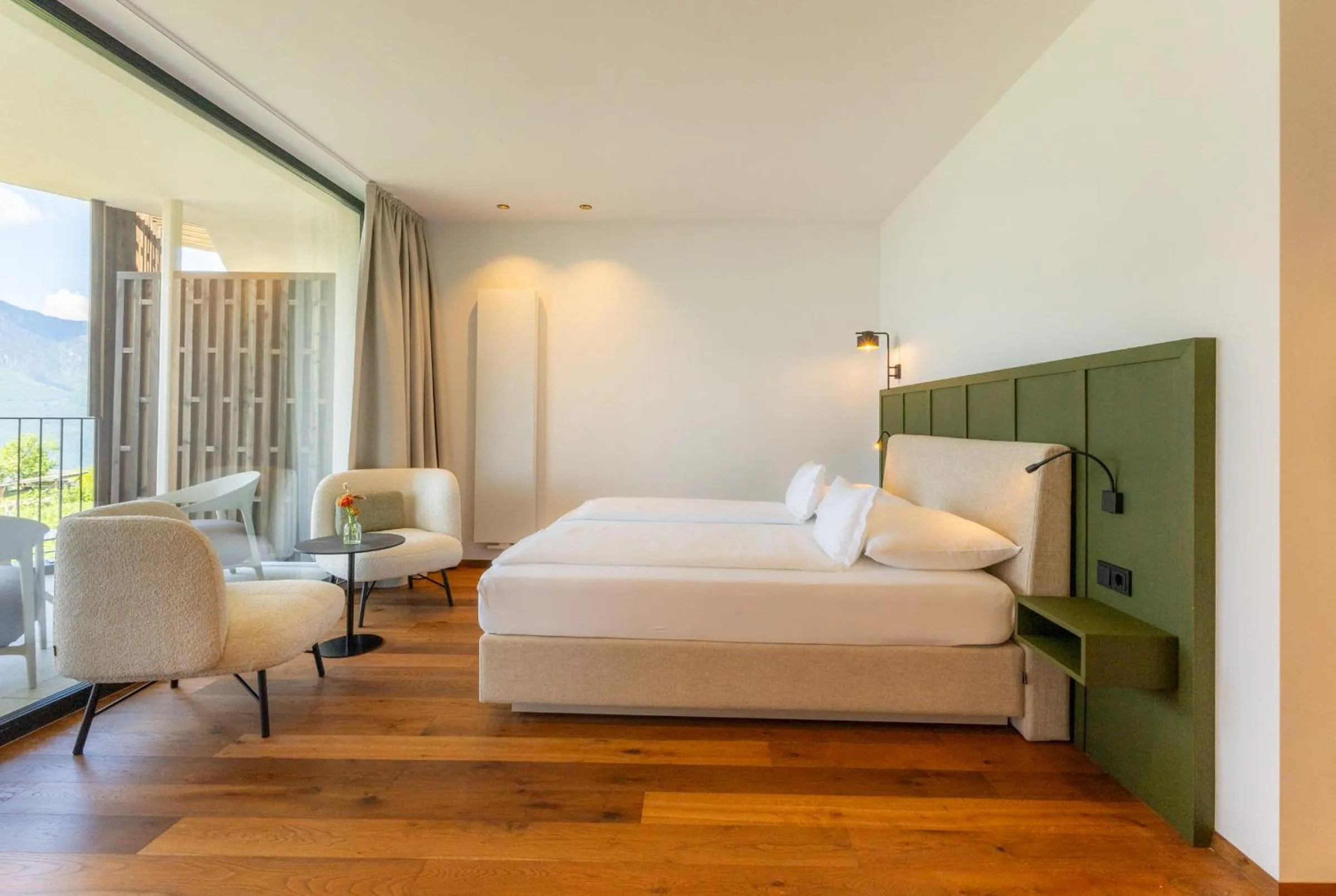Bed in Hotel Tenz