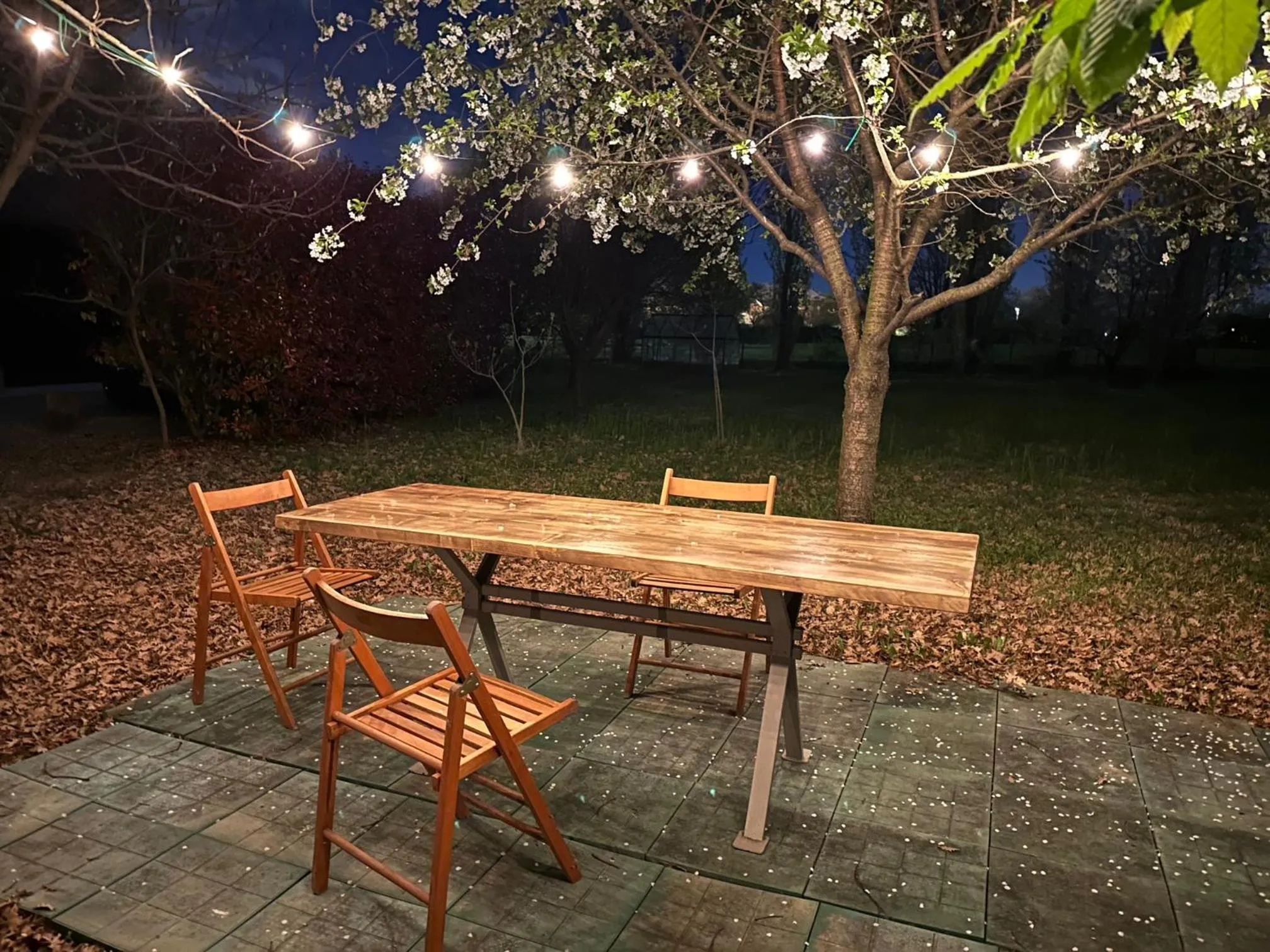 Garden in B&B Podere Merlo