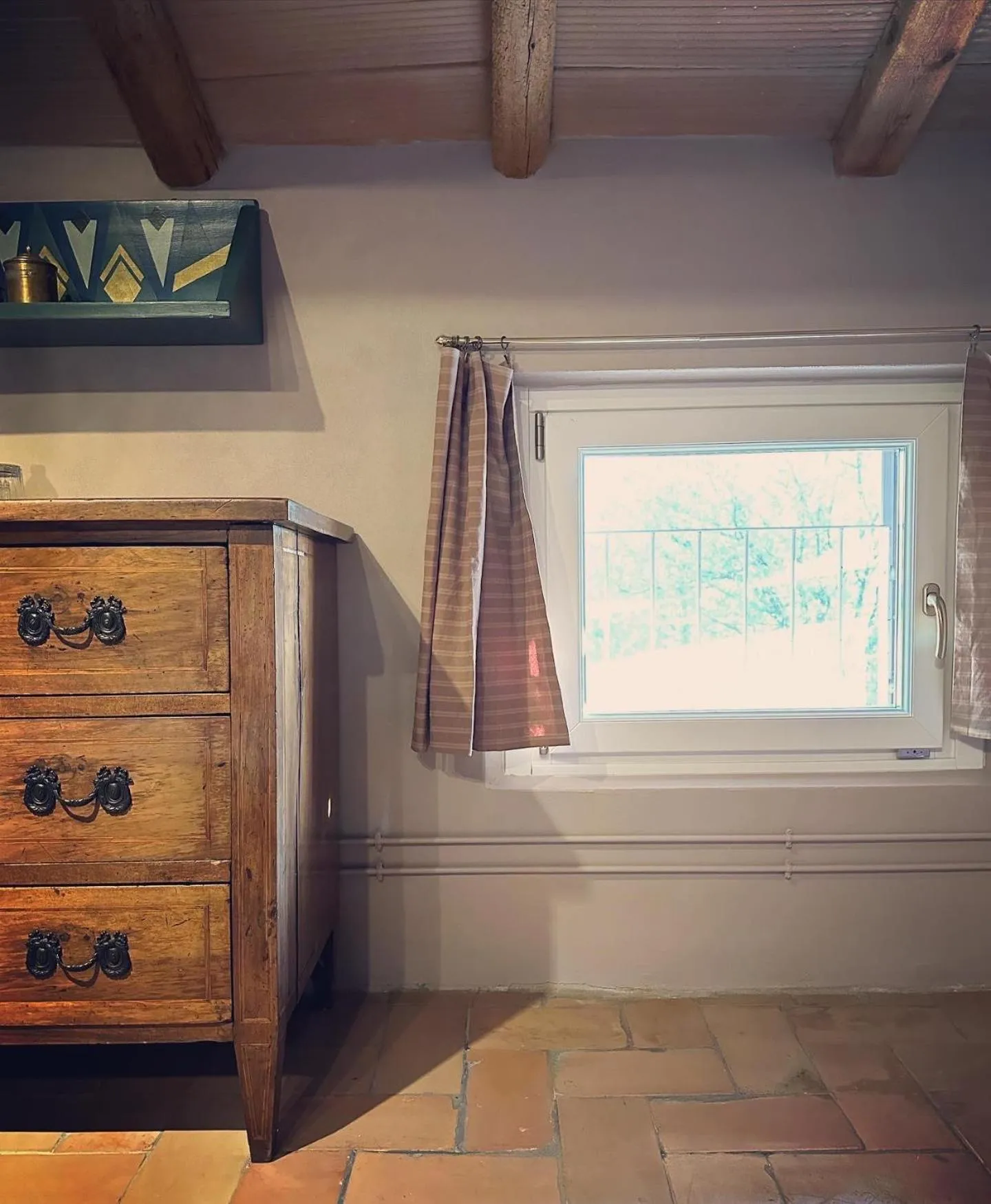 Garden view in B&B Podere Merlo