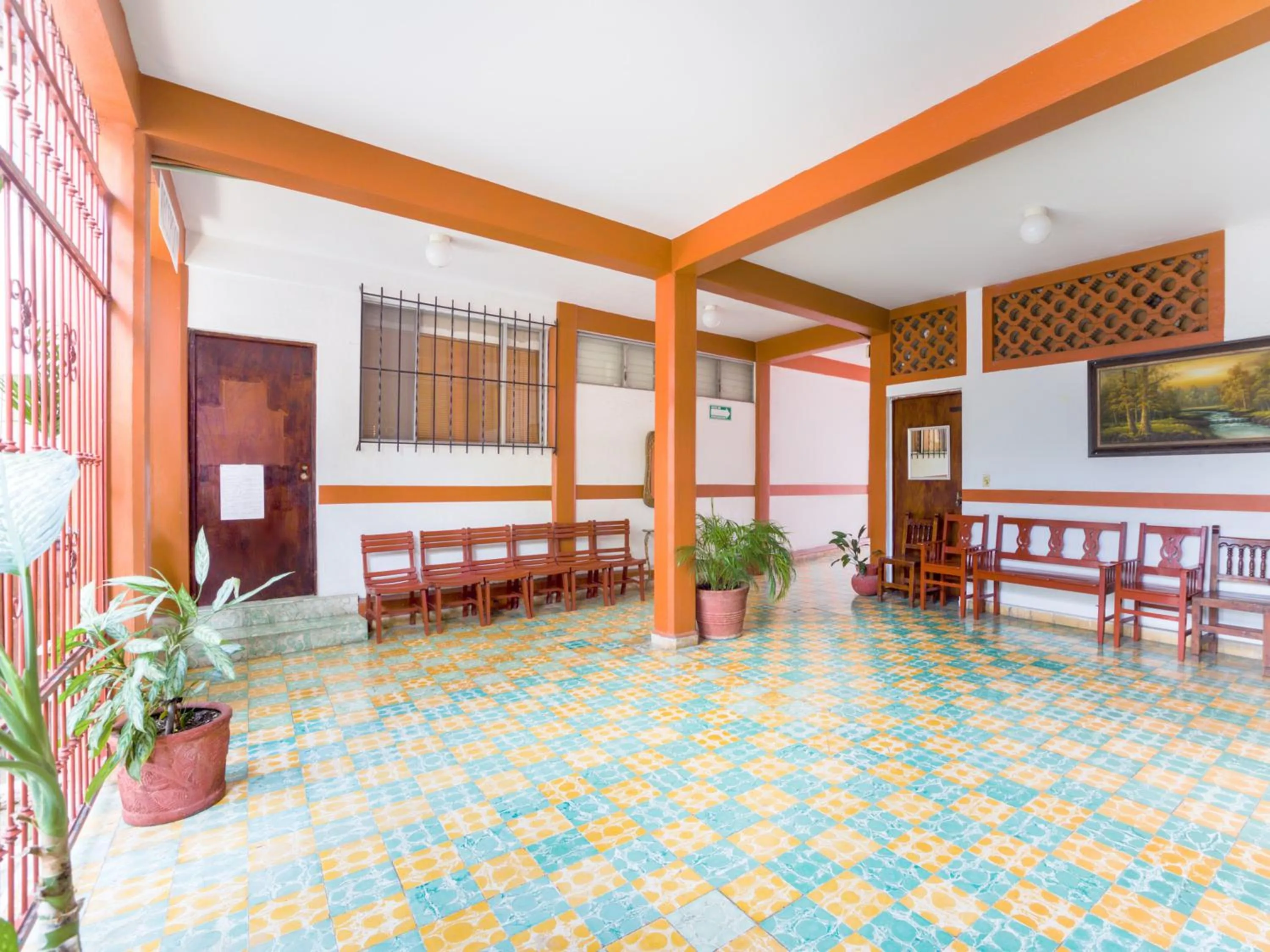 Lobby or reception in Hotel Adelita