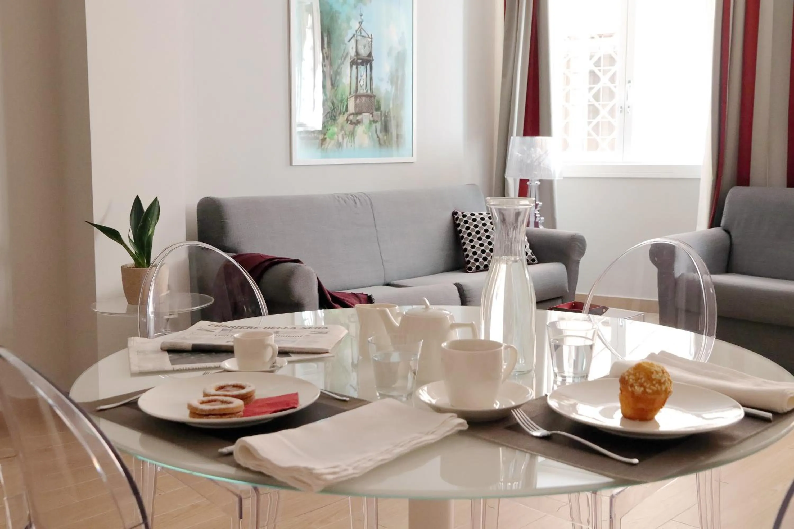 Living room in Piazzetta Margutta - My Extra Home