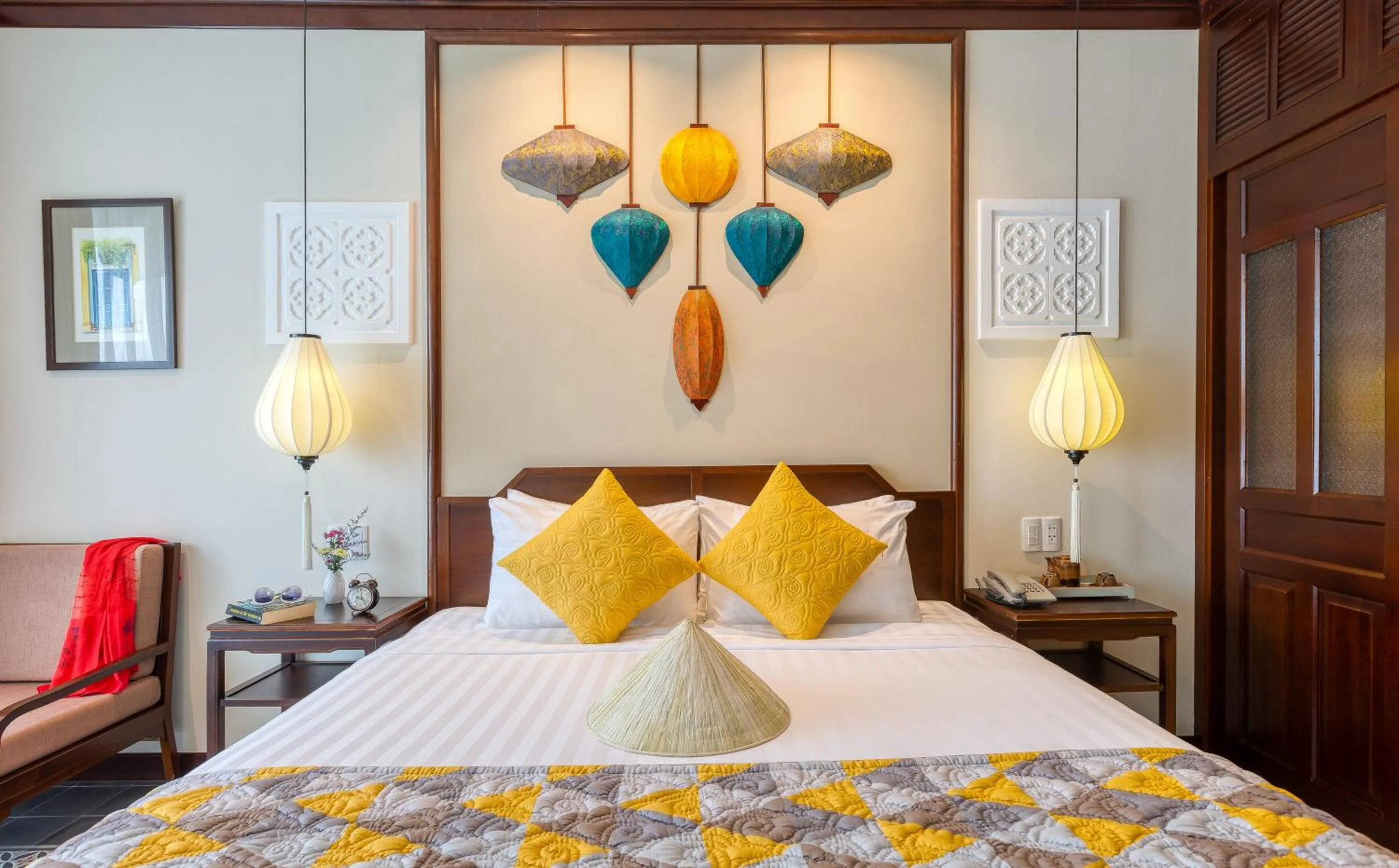 Decorative detail, Bed in Cozy Savvy Hoi An - The Quintessence of Exquisite Retreat