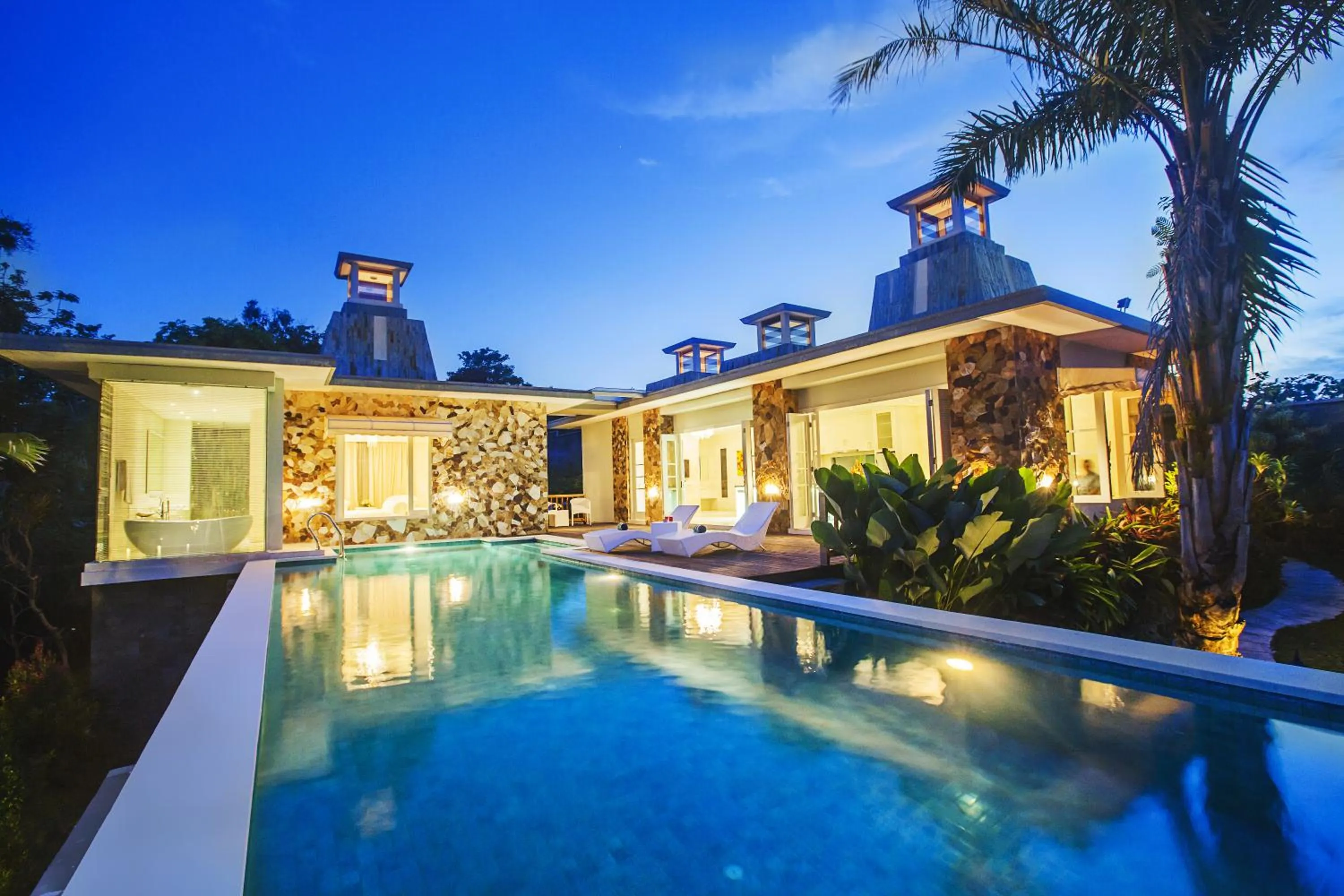 Swimming pool in Noah Villa and Chapel