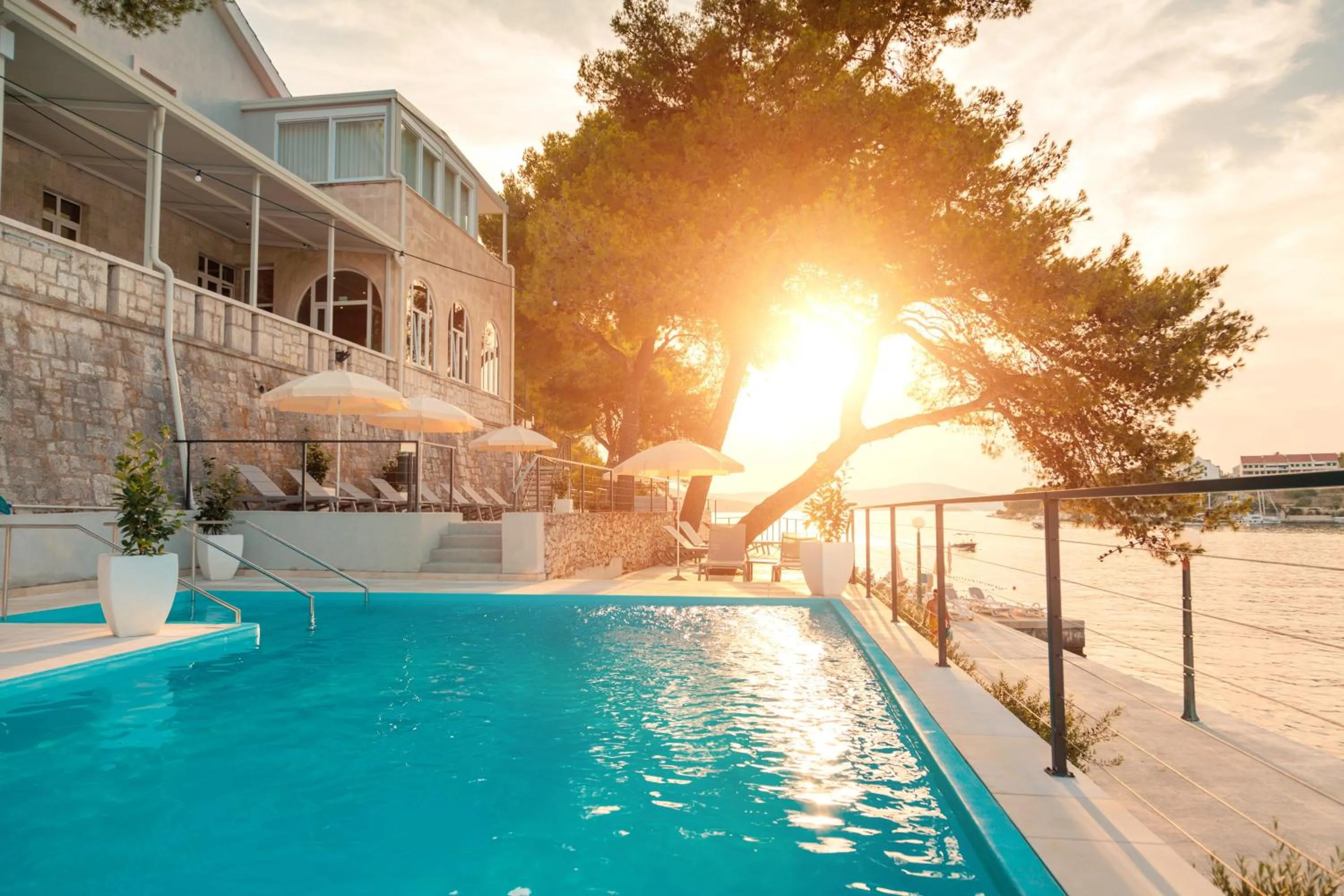 Swimming pool in Hotel Milna Osam - Adults Only