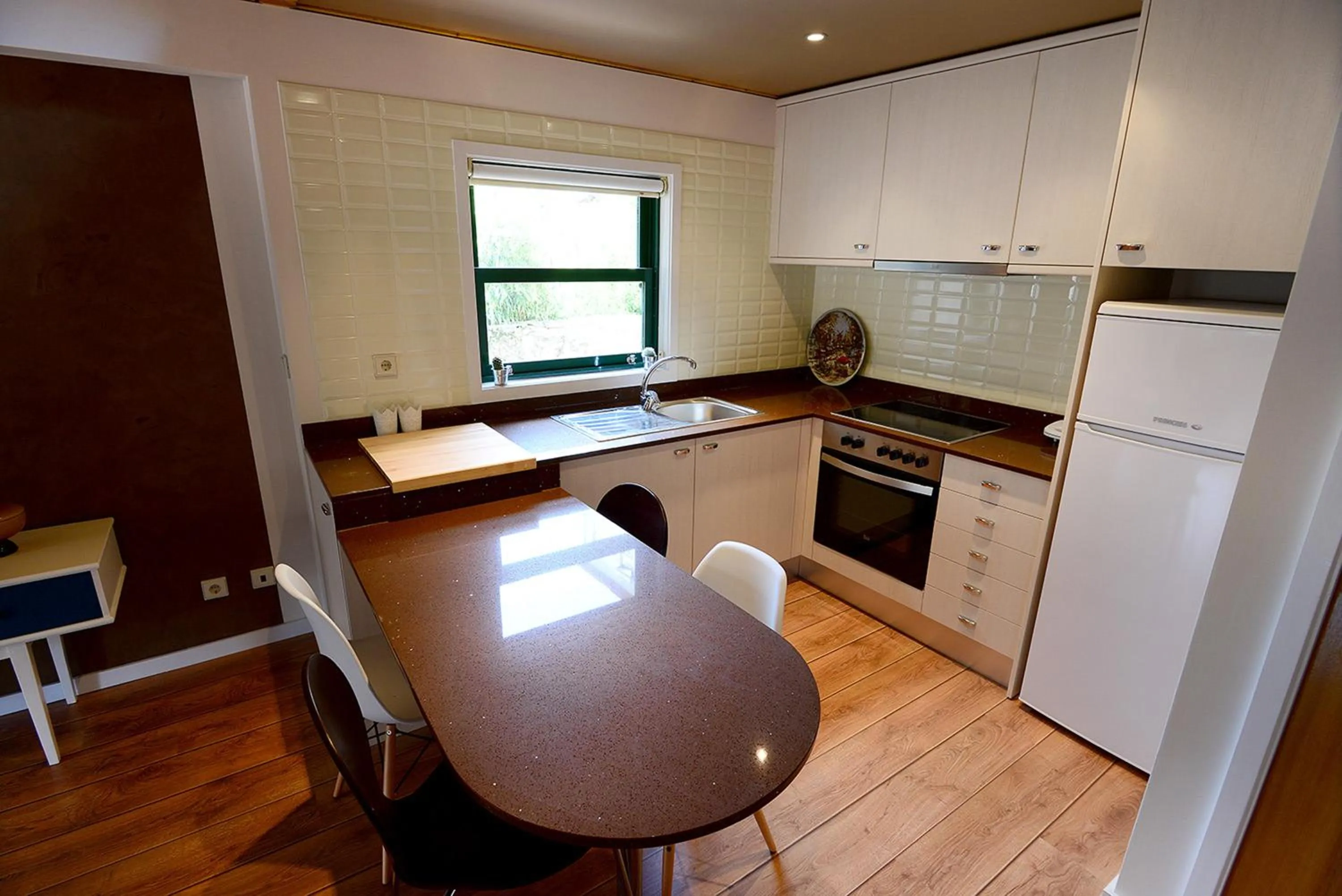 Kitchen or kitchenette in Vitoria Apartments