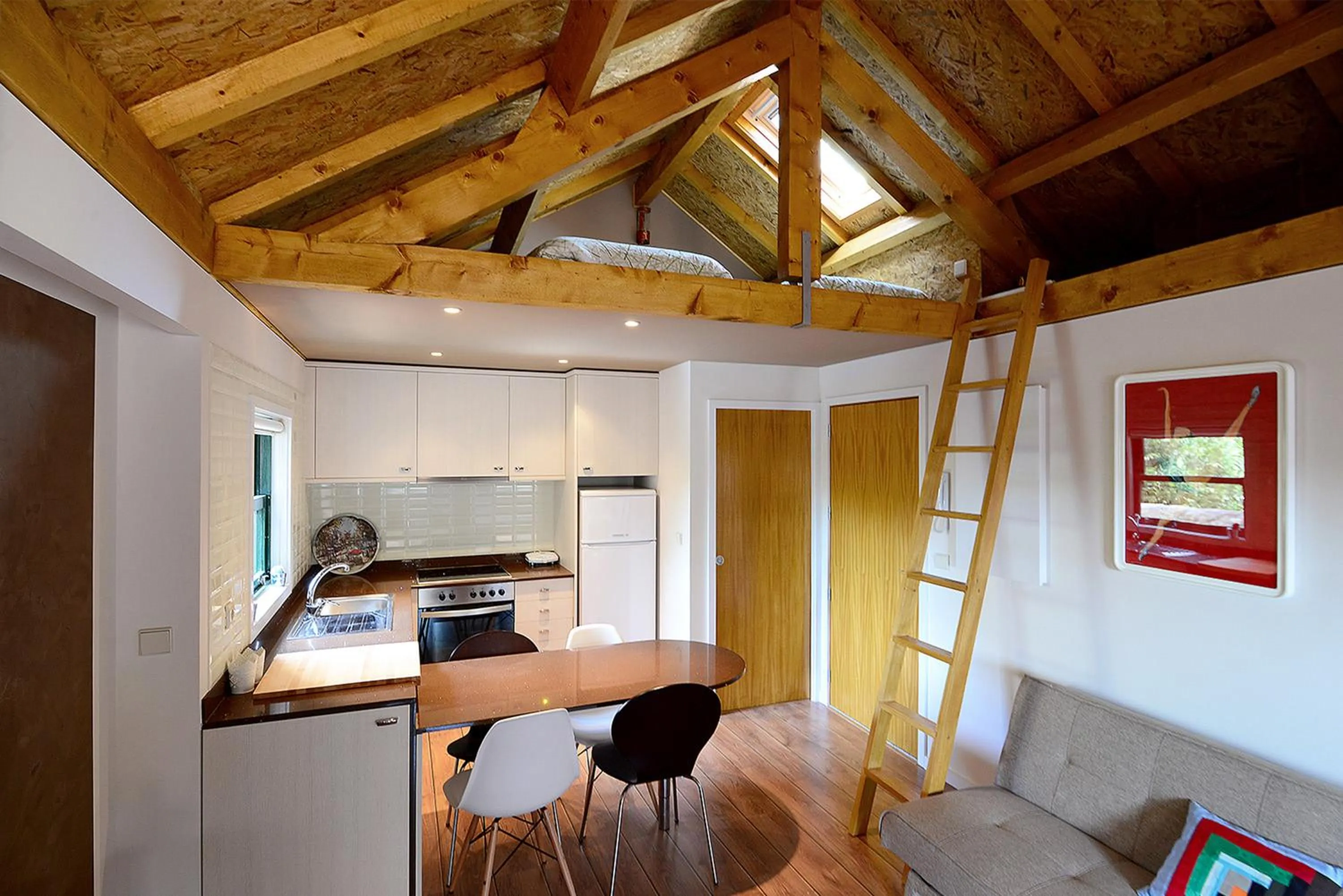 Kitchen or kitchenette in Vitoria Apartments