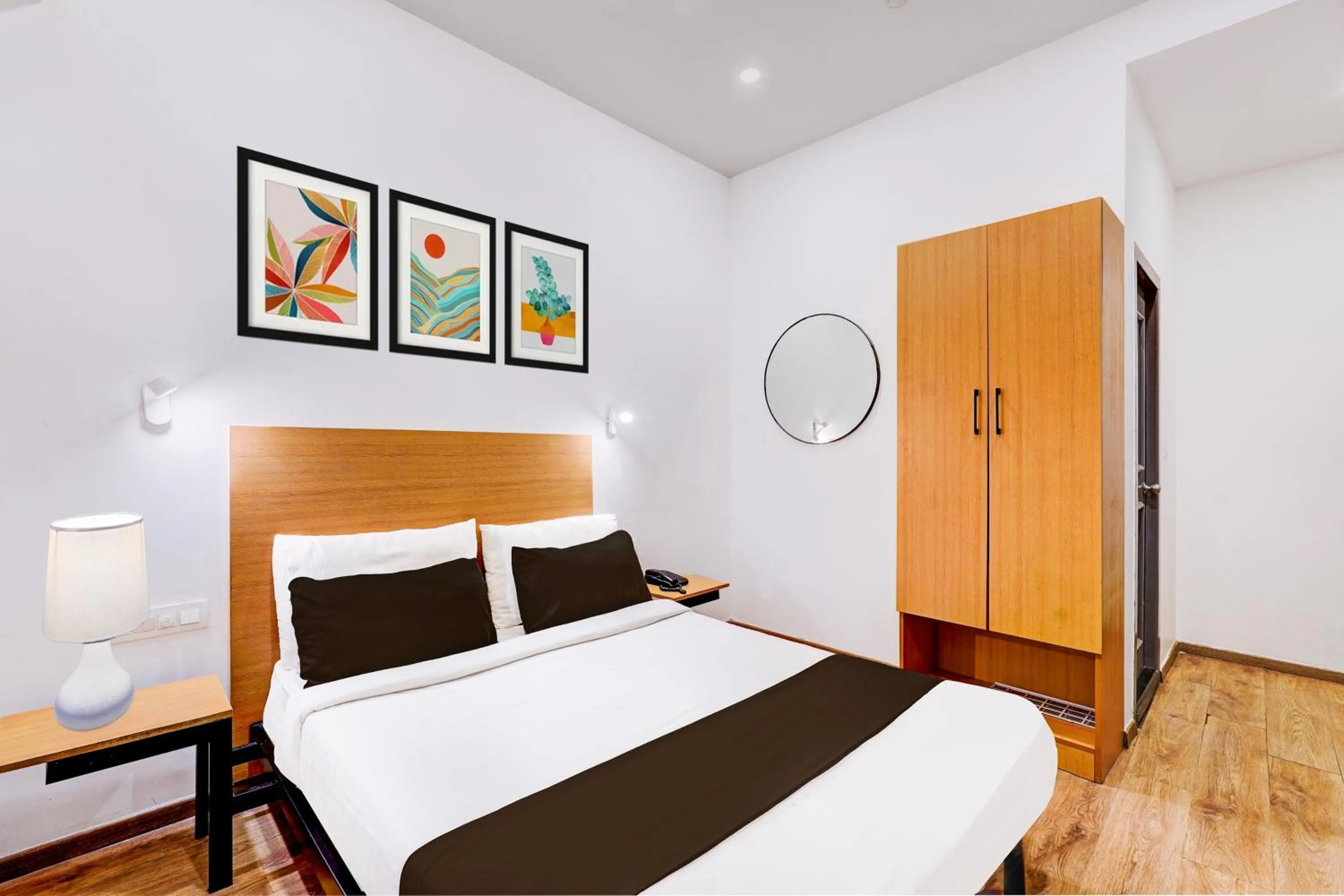 Bedroom, Bed in Townhouse Pondicherry