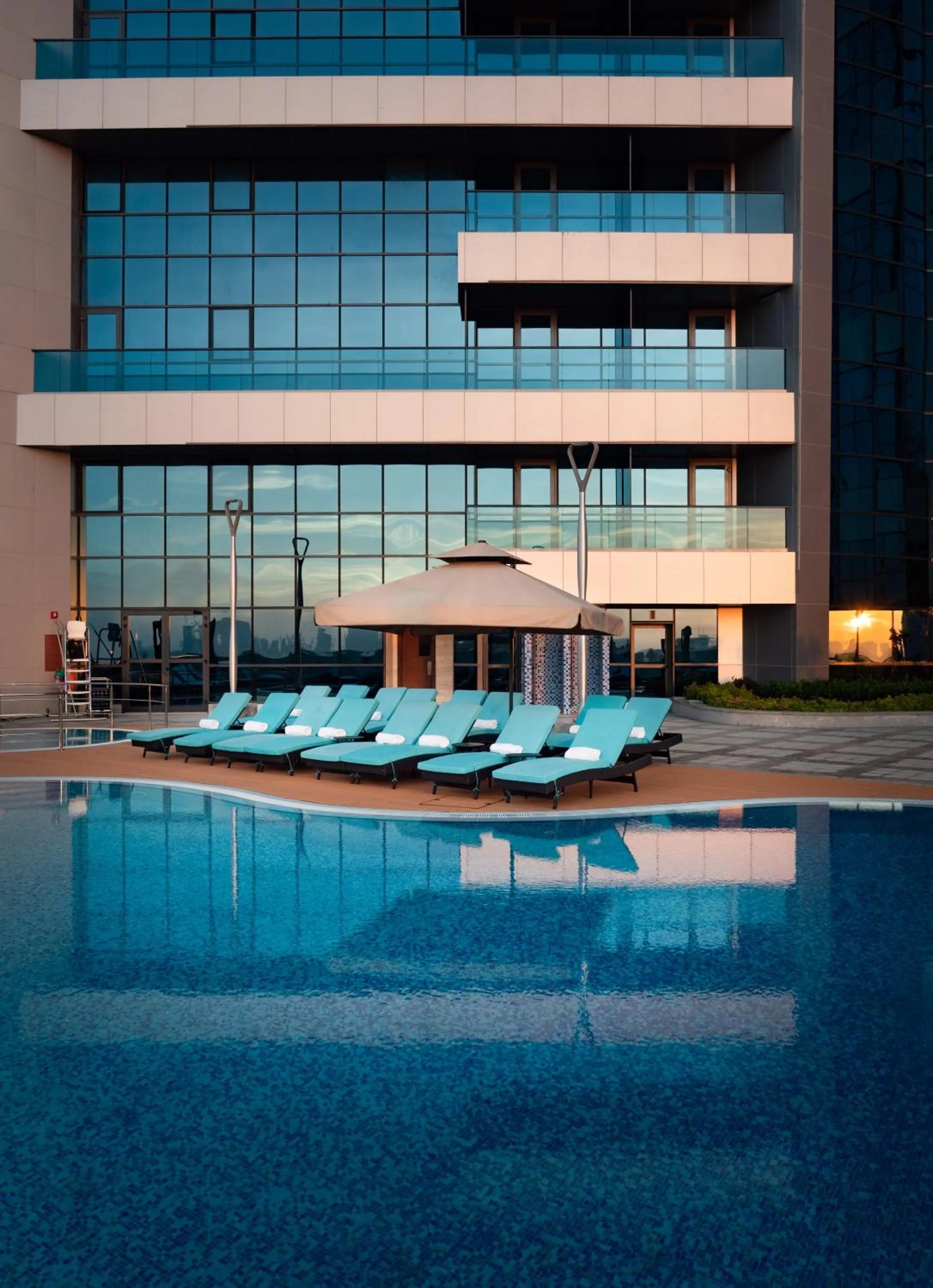 Swimming pool in Millennium Place Barsha Heights Hotel Apartments
