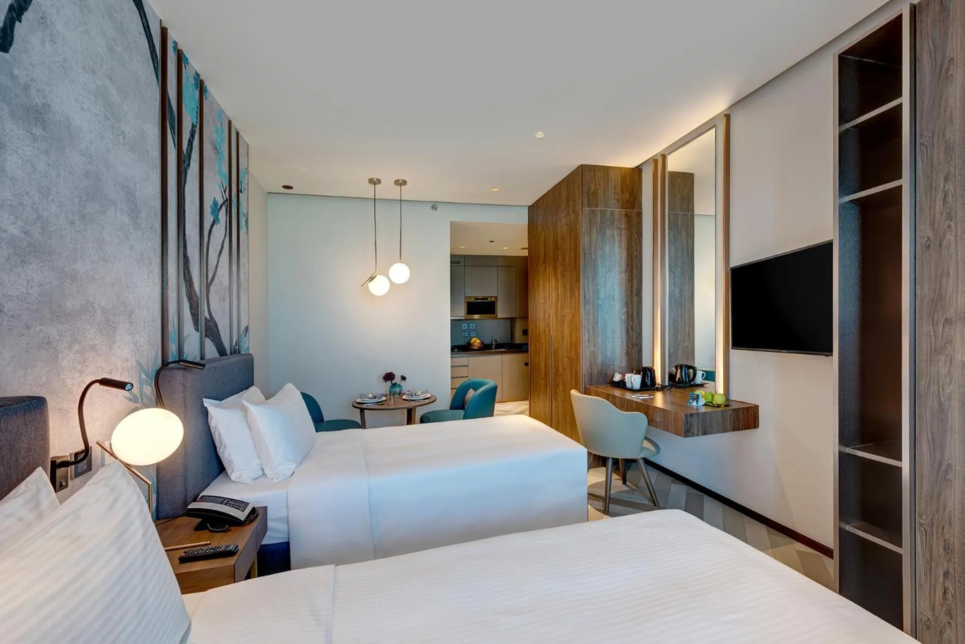 Photo of the whole room, Bed in Millennium Place Barsha Heights Hotel Apartments