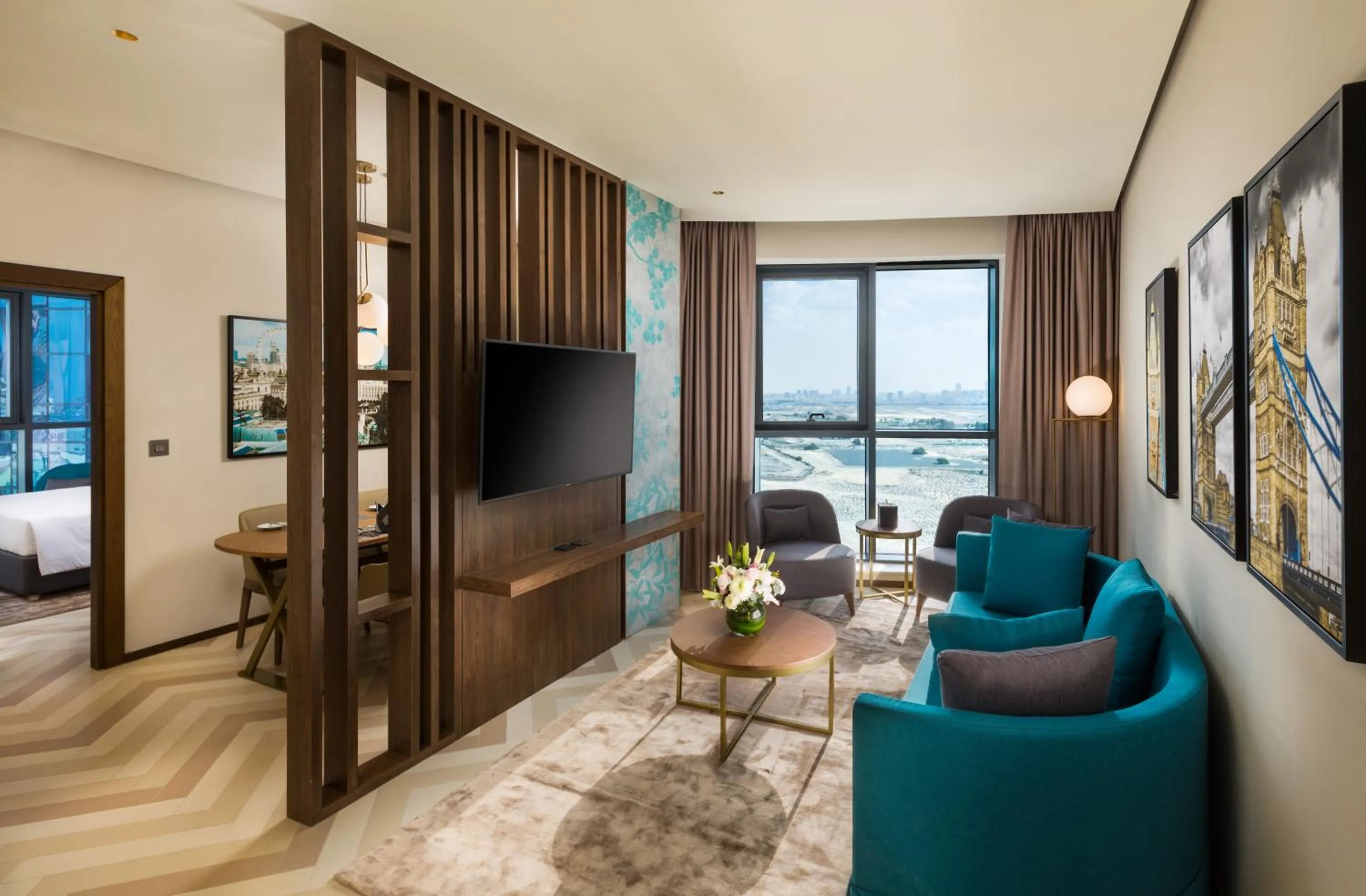 Living room in Millennium Place Barsha Heights Hotel Apartments