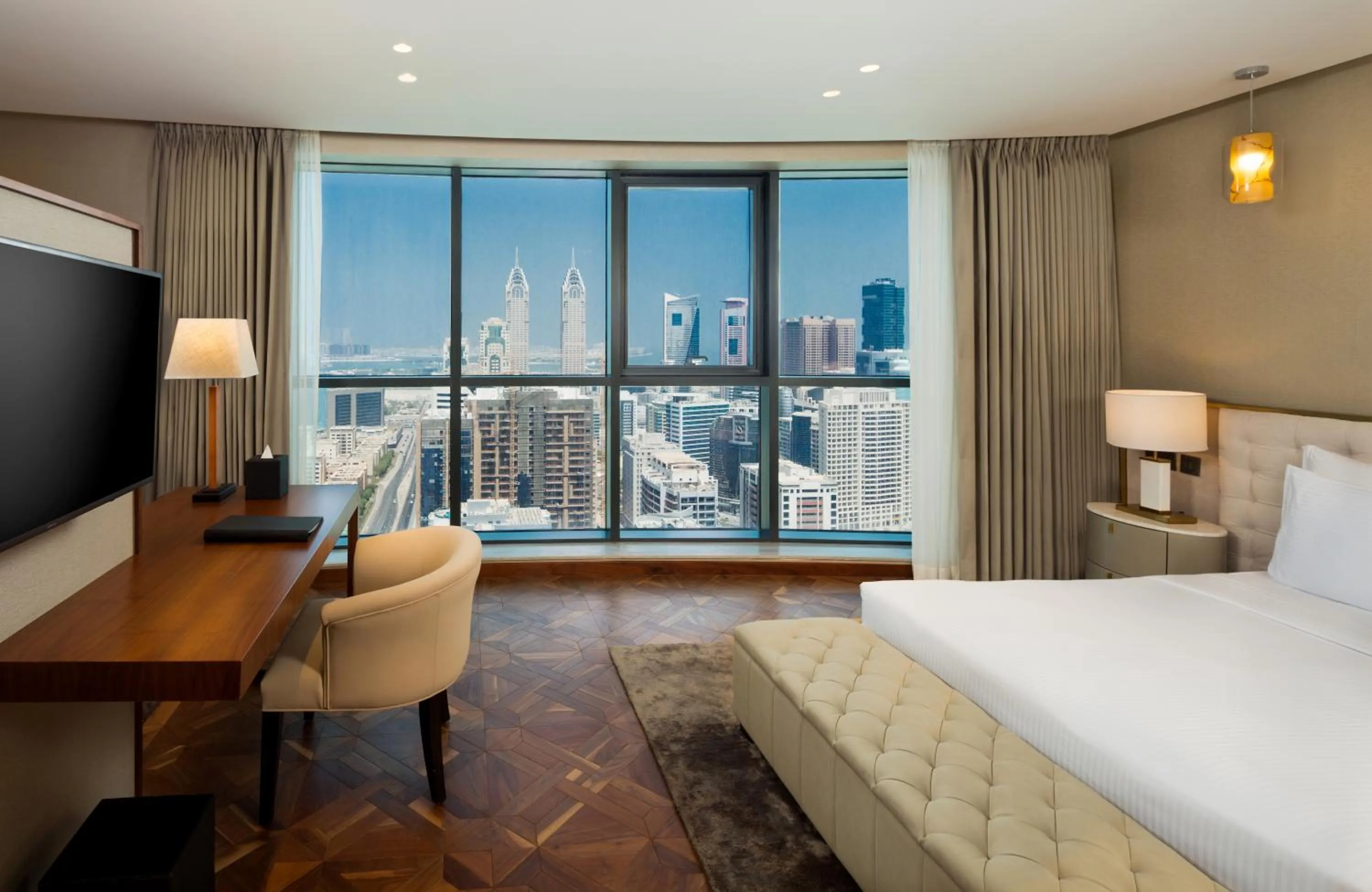 TV and multimedia, Bed in Millennium Place Barsha Heights Hotel Apartments