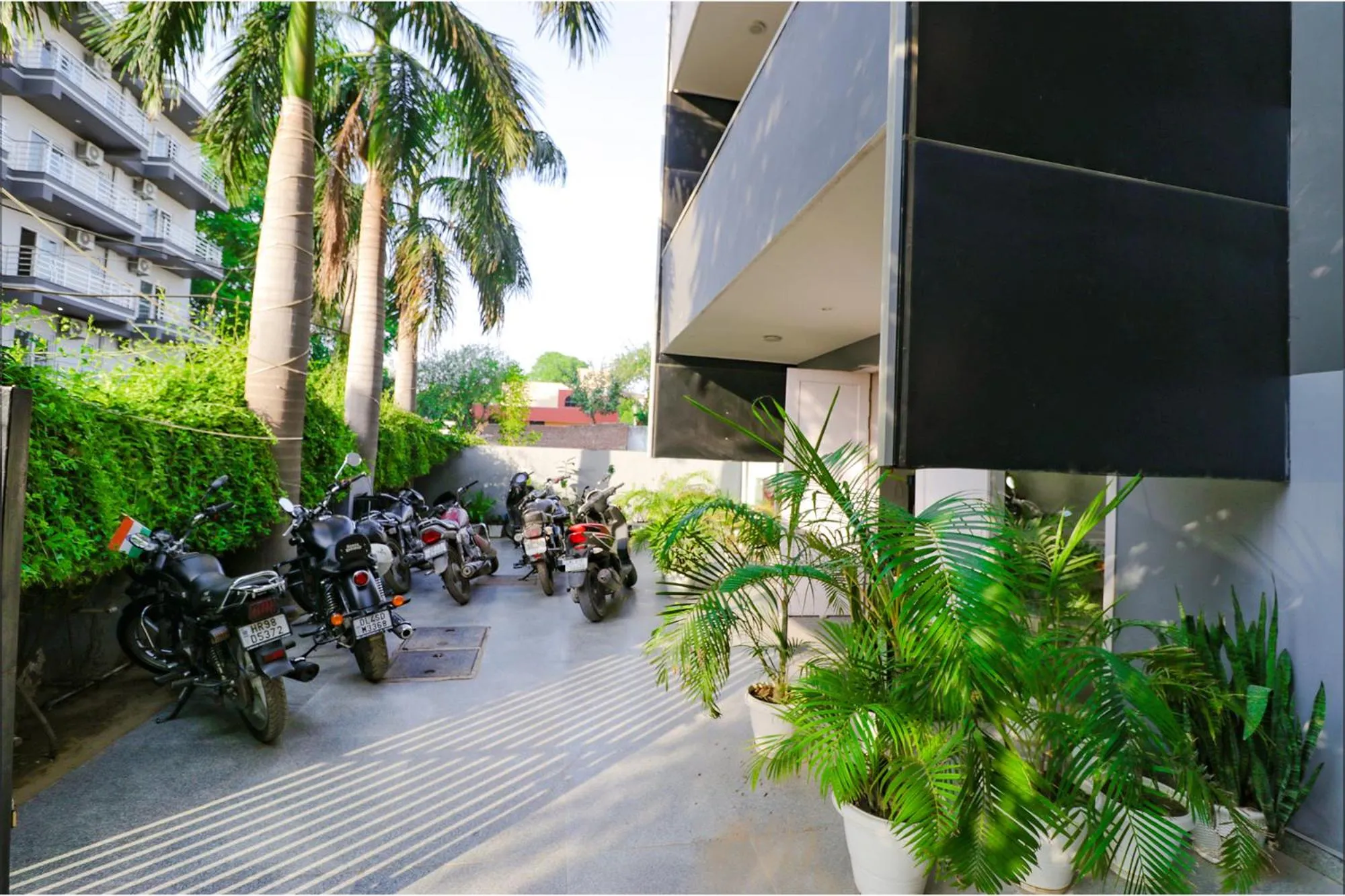 Parking in FabHotel Destiny Inn - Nr Medanta Hospital