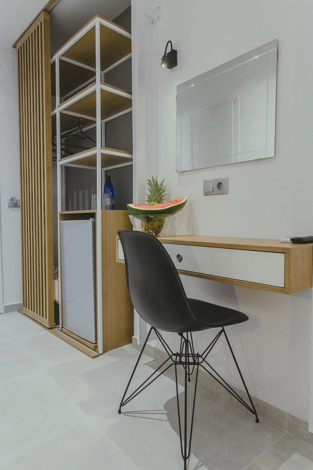 Seating area in Hotel Papagalos