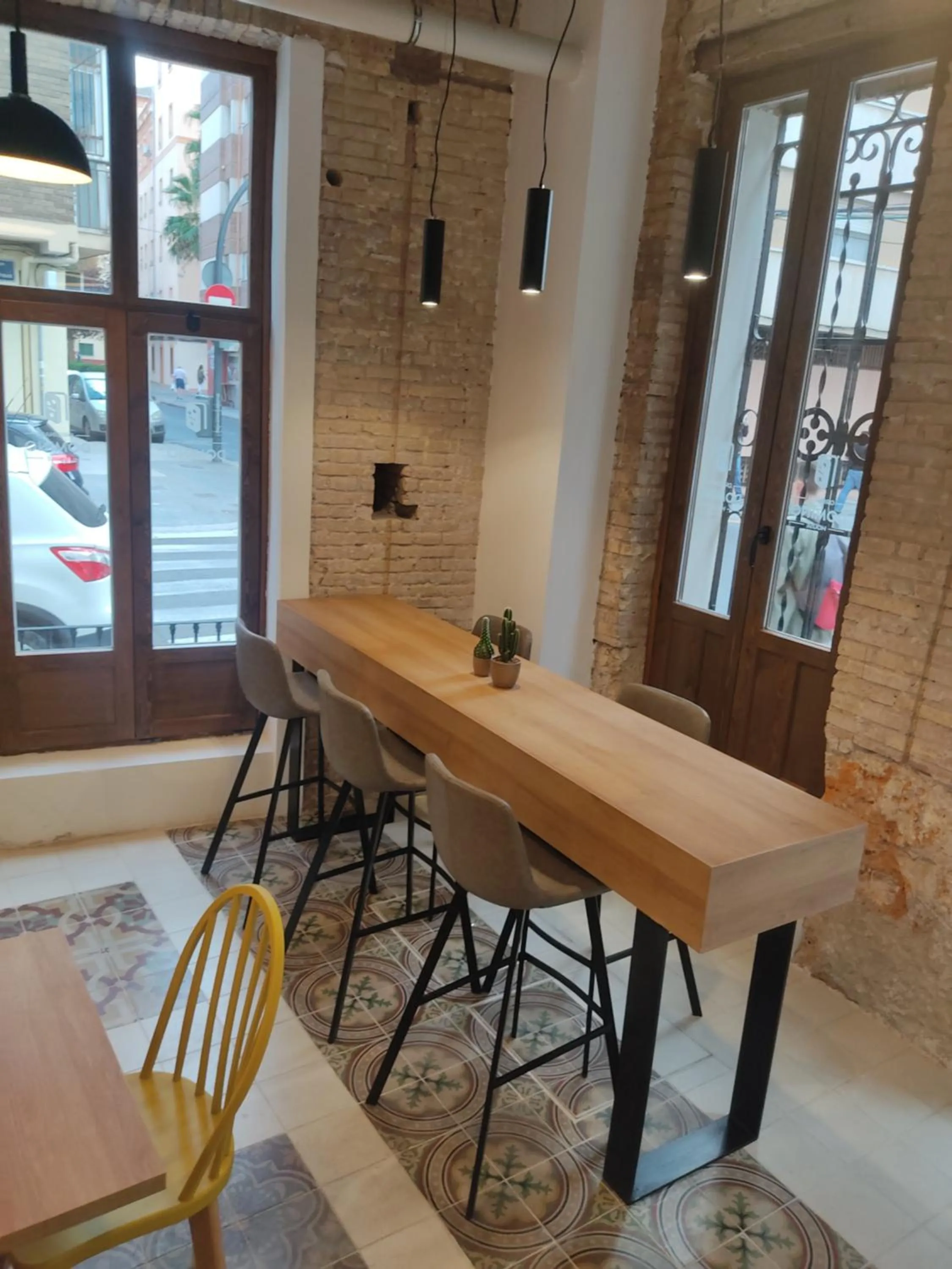 Seating area in Original Domino House