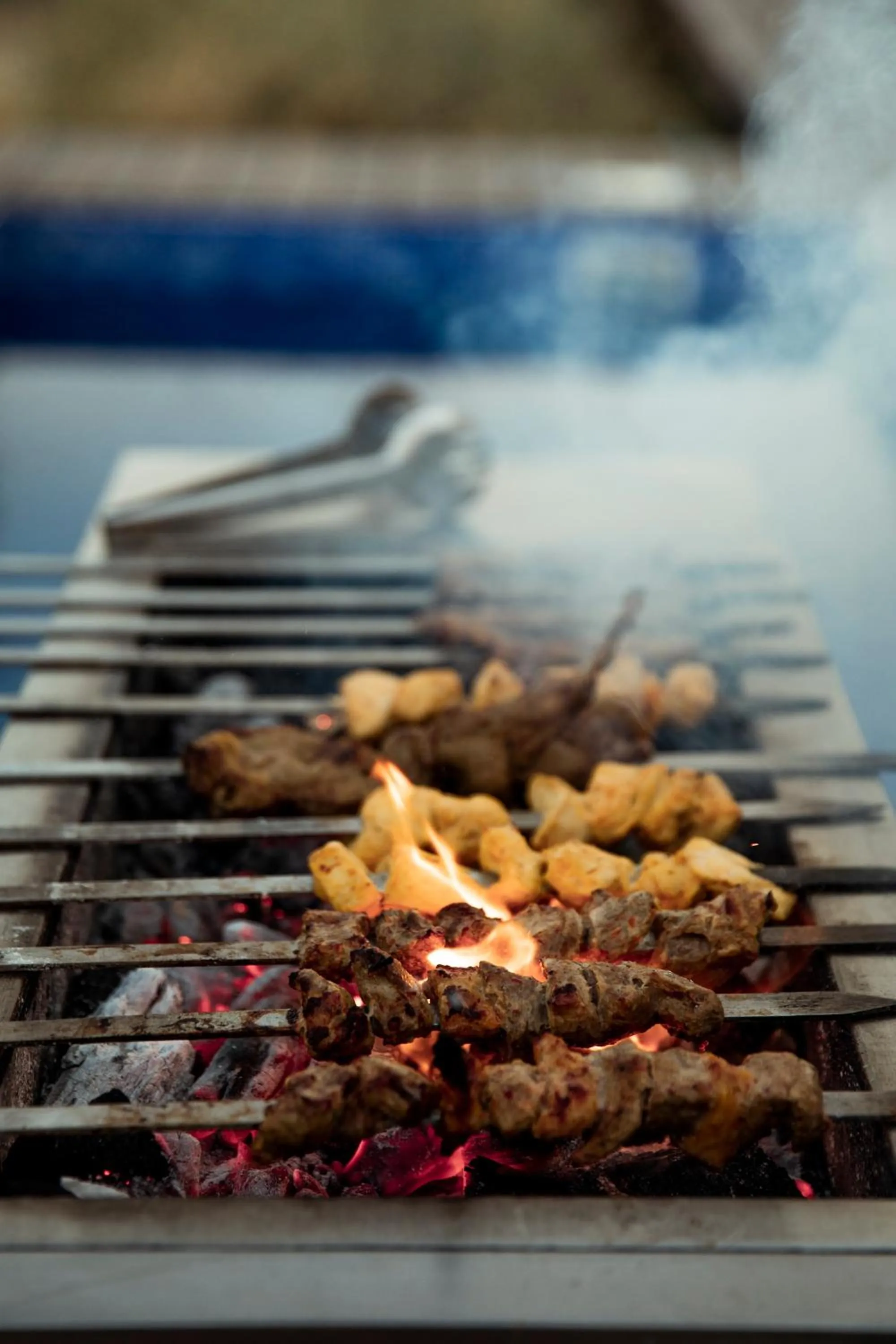 BBQ facilities in Al Badayer Retreat by Sharjah Collection