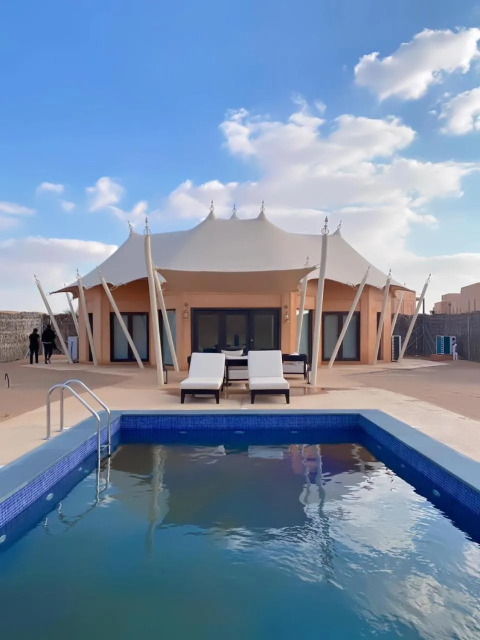 Swimming pool in Al Badayer Retreat by Sharjah Collection