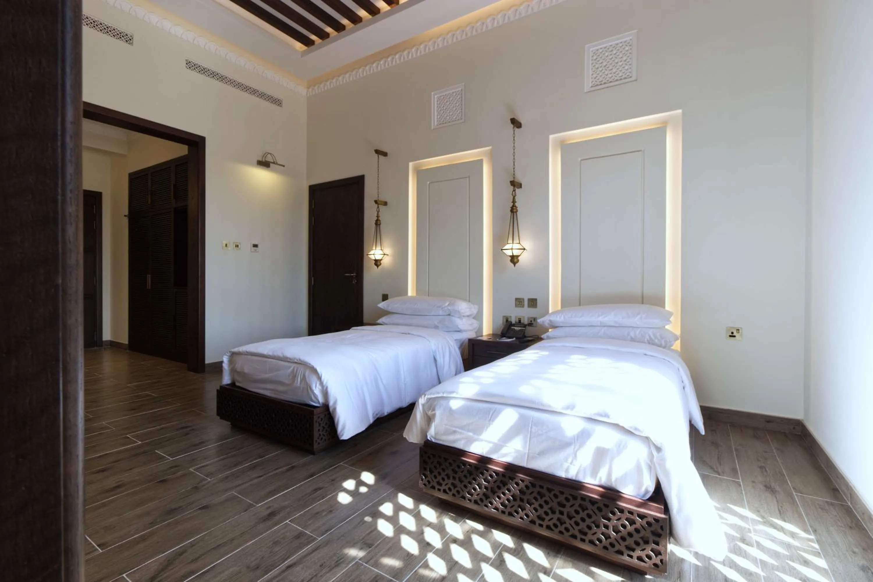 Bedroom, Bed in Al Badayer Retreat by Sharjah Collection