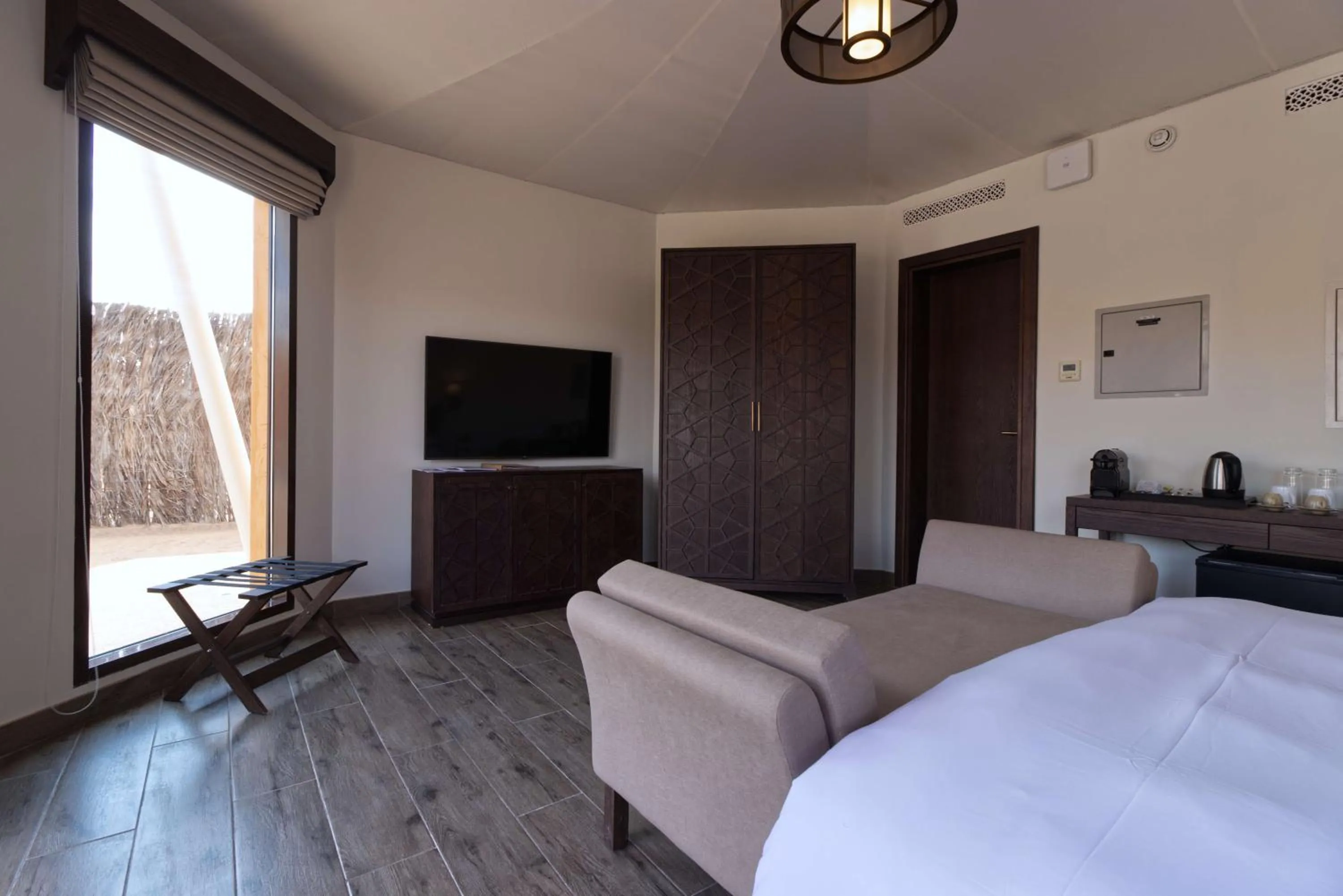 Bedroom, Bed in Al Badayer Retreat by Sharjah Collection