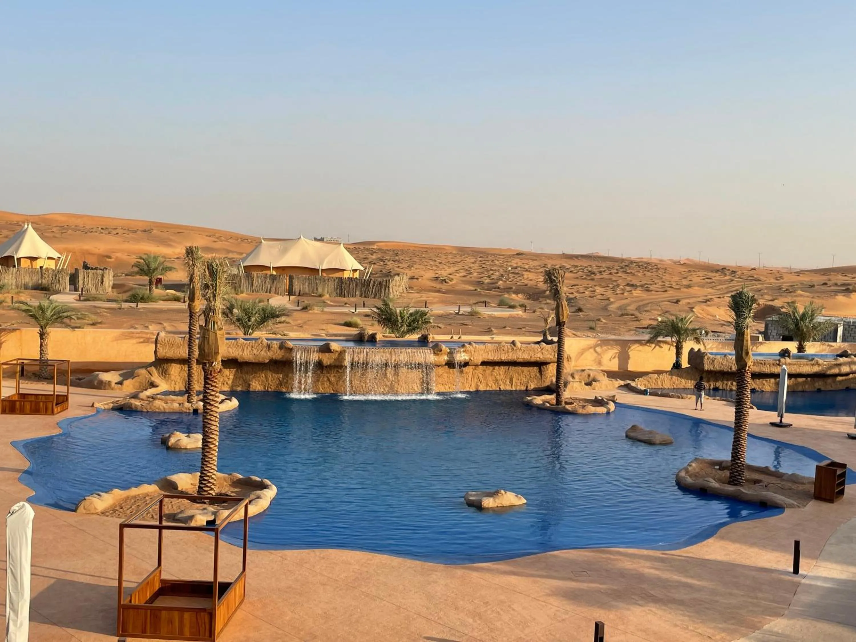 Swimming pool in Al Badayer Retreat by Sharjah Collection