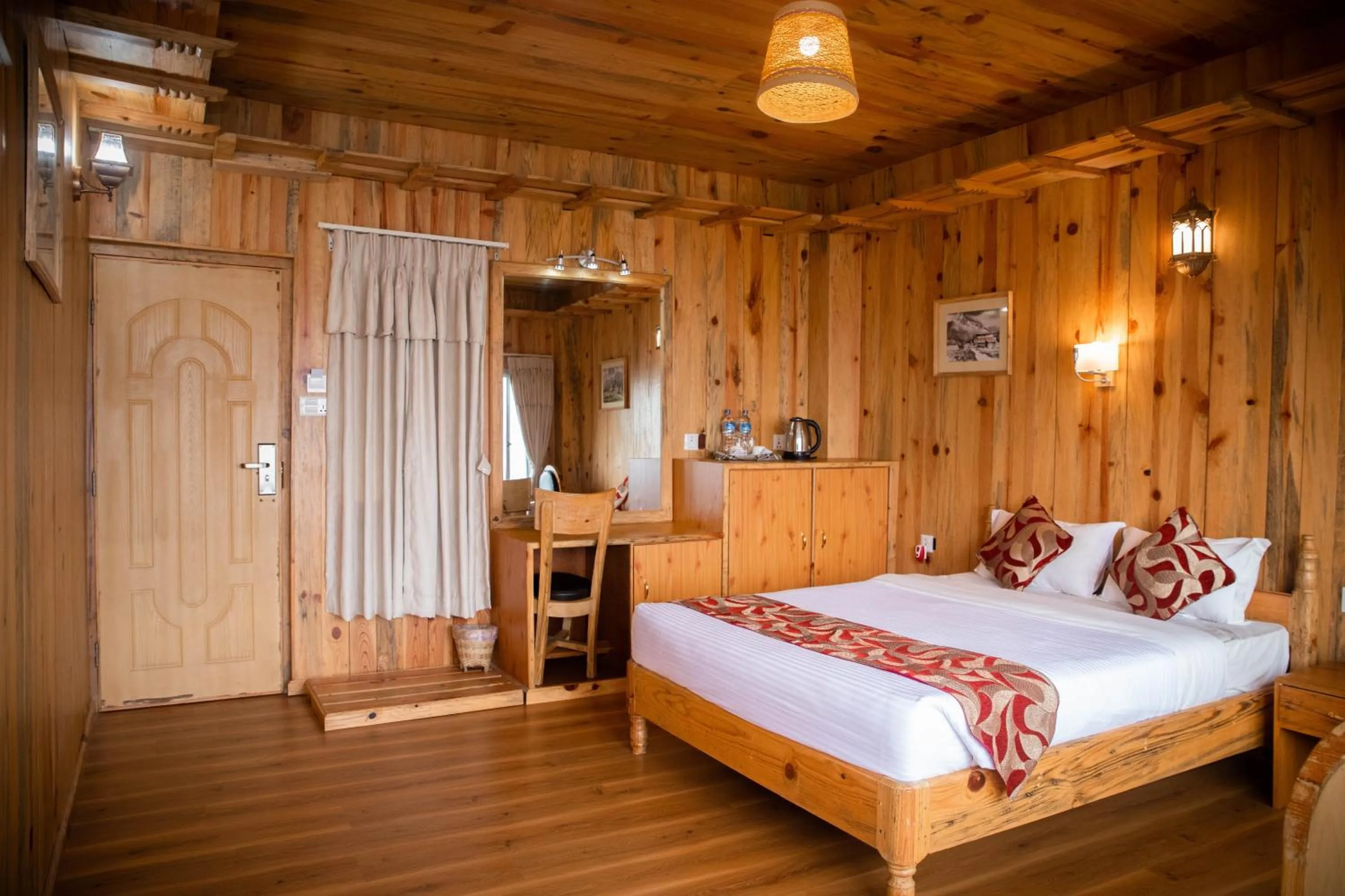 Photo of the whole room, Bed in Himalayan Deurali Resort