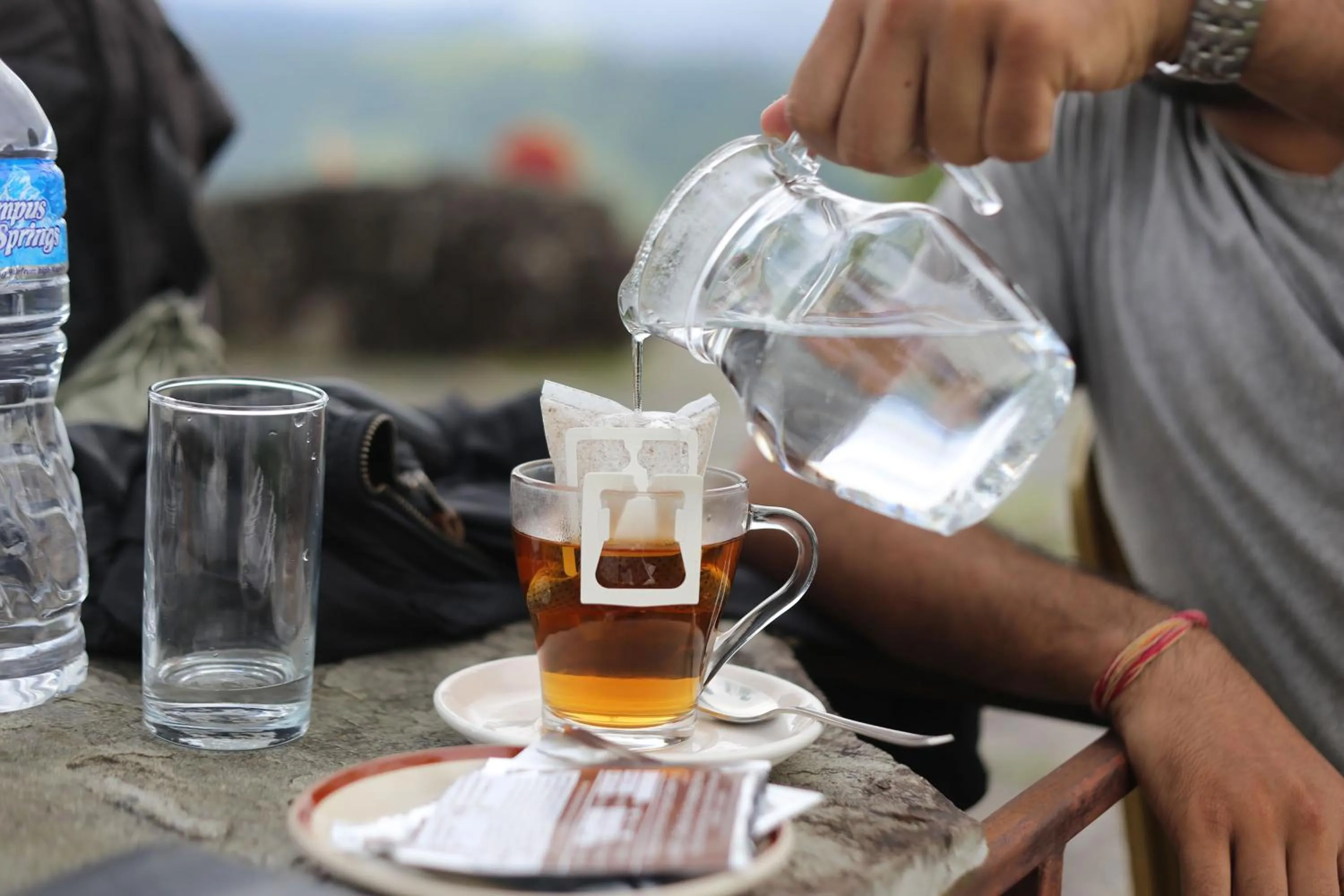 Drinks in Himalayan Deurali Resort