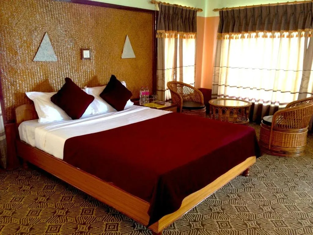 Bed in Himalayan Deurali Resort