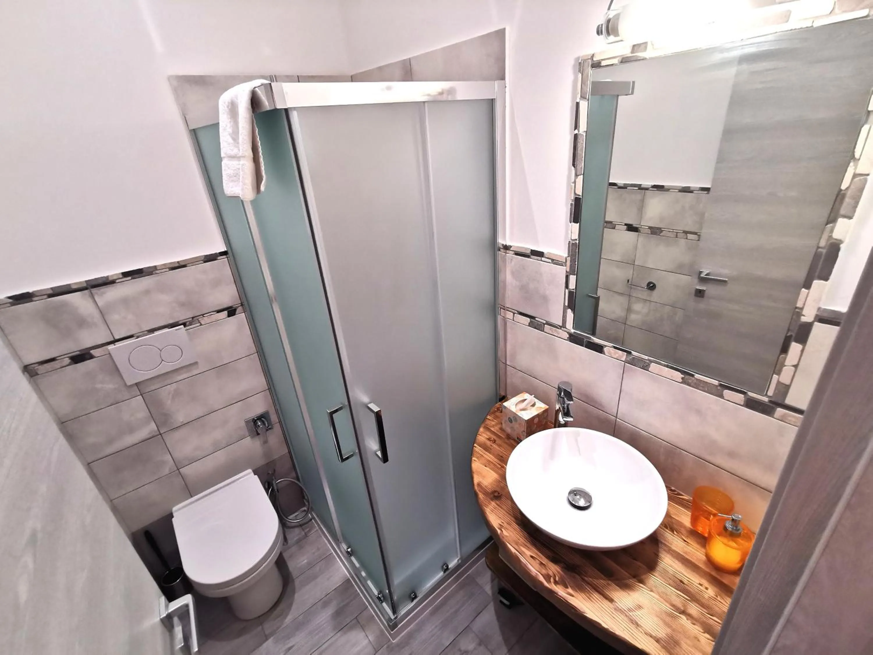 Shower in Rossetti Rooms