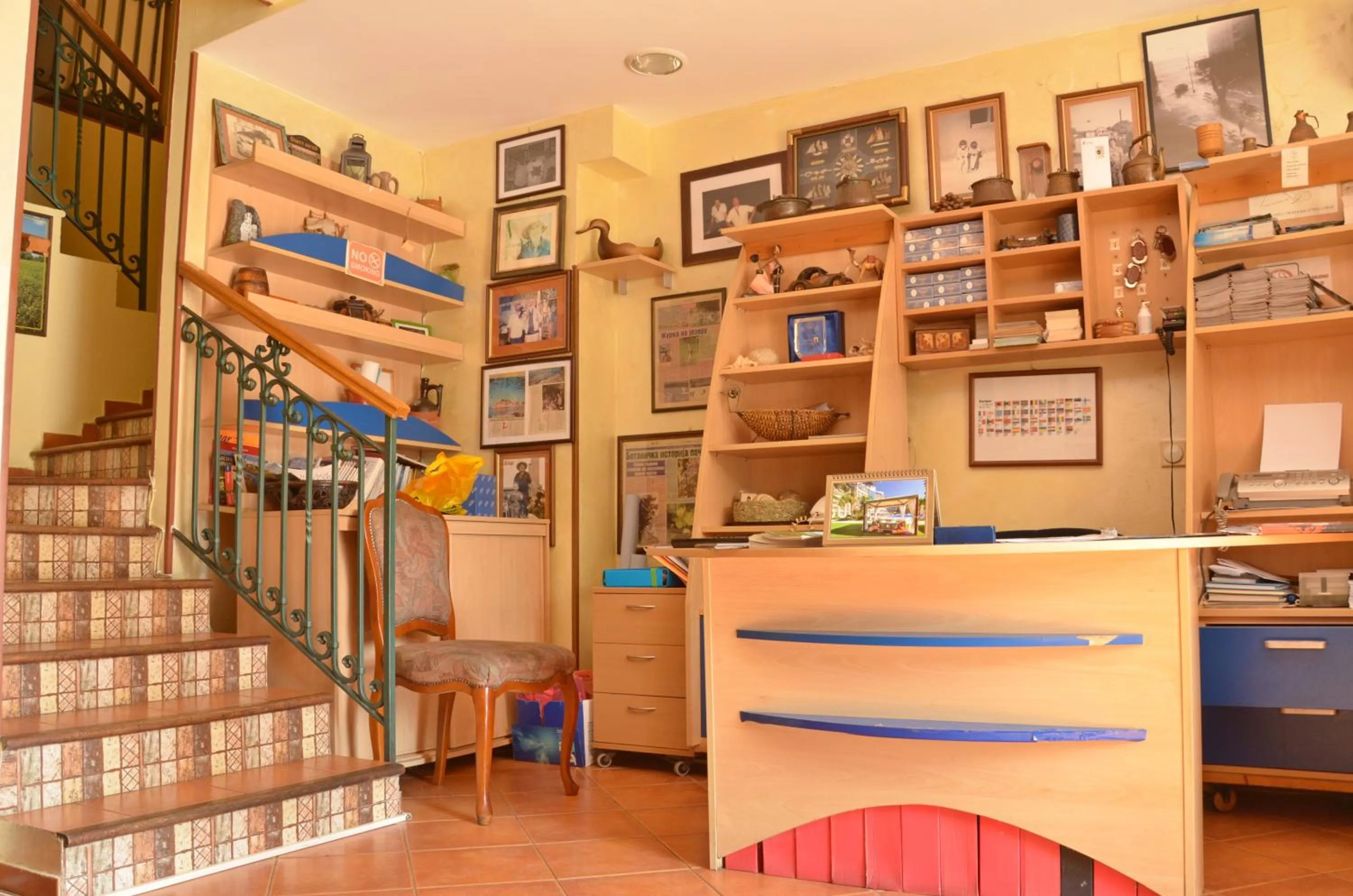 Lobby or reception in Hotel Pelikan