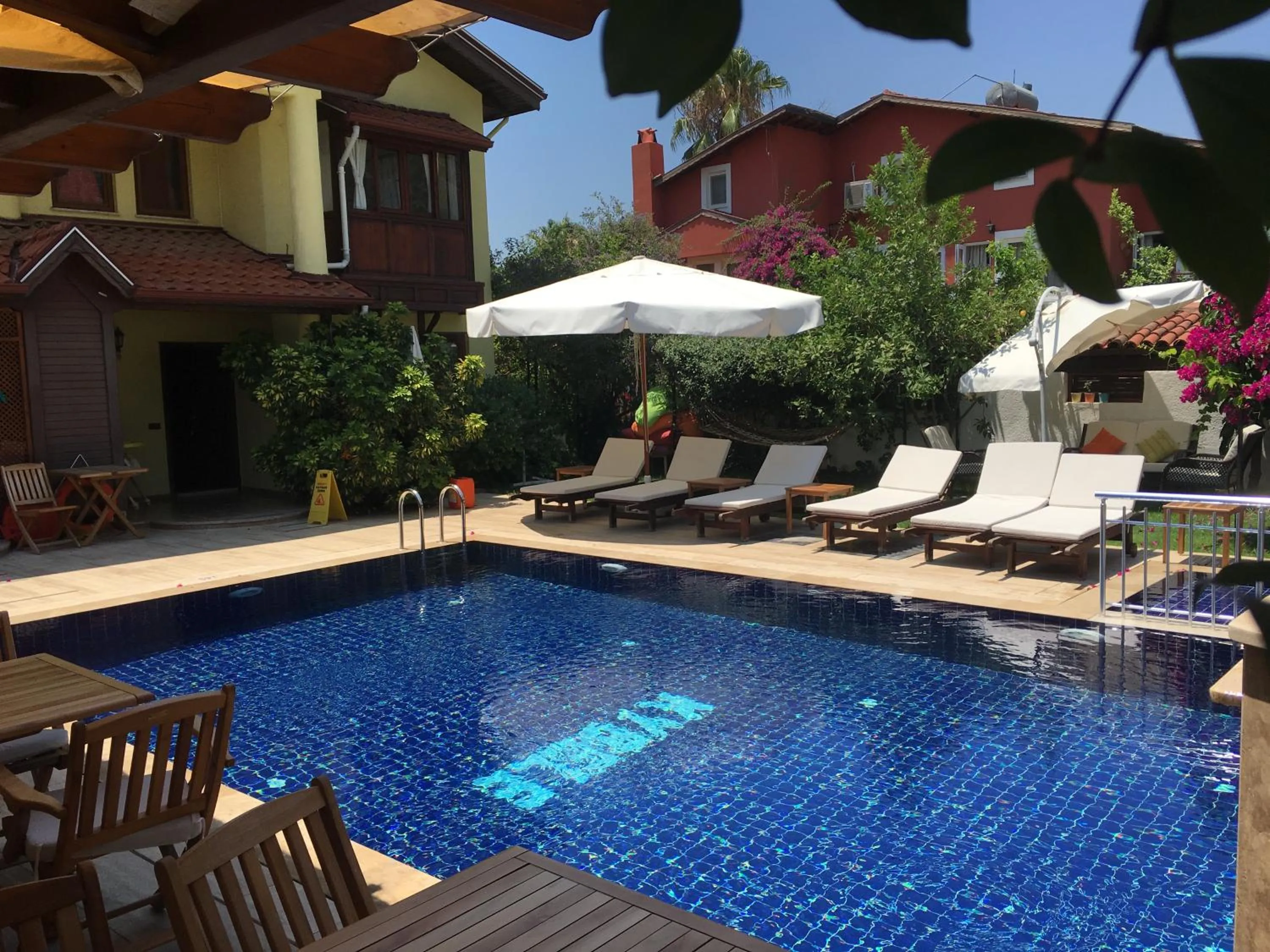 Pool view in Kybele Hotel Gocek