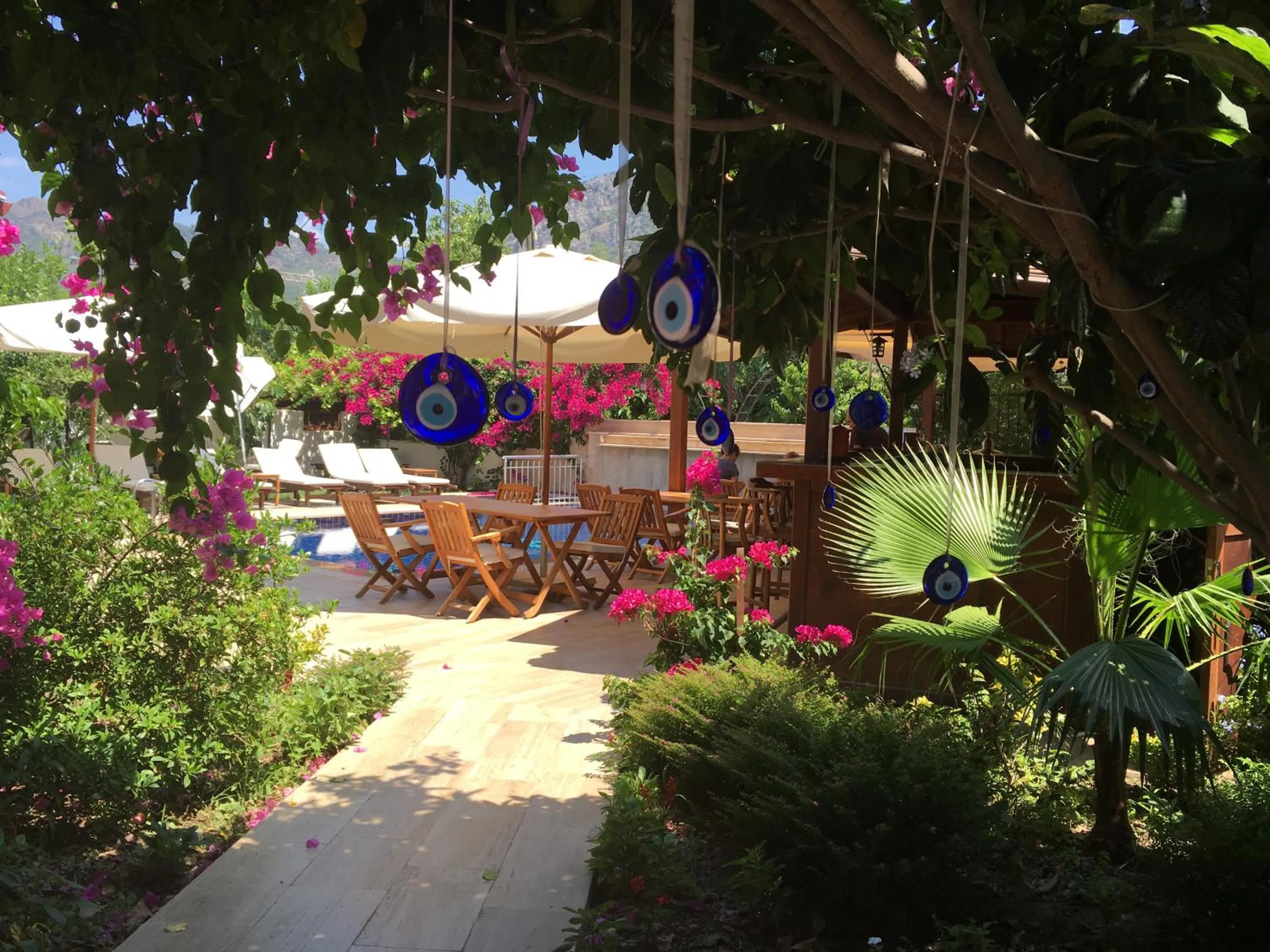 Garden view in Kybele Hotel Gocek