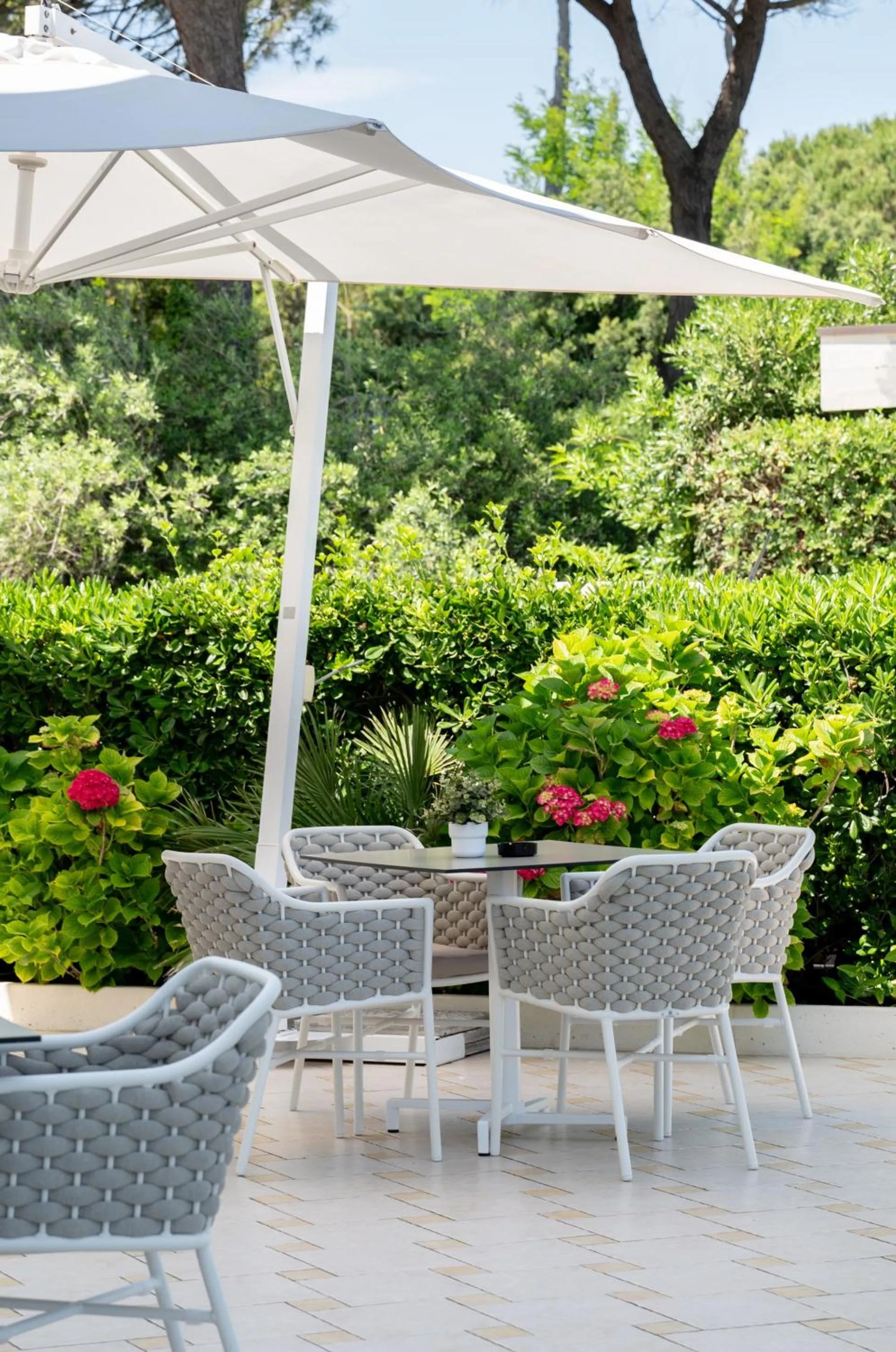 Patio in Hotel Riviera