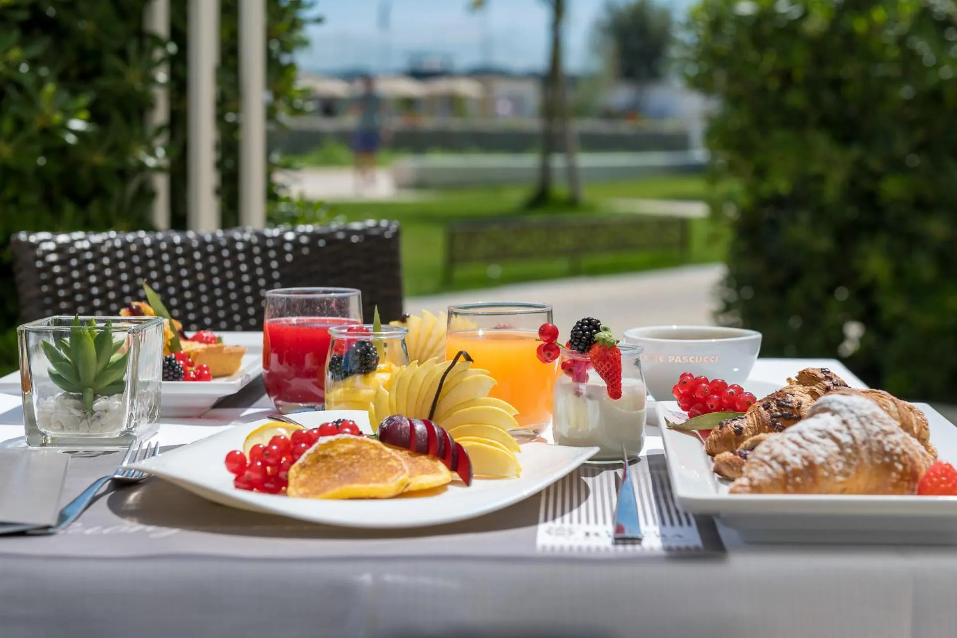 Continental breakfast in Hotel Riviera